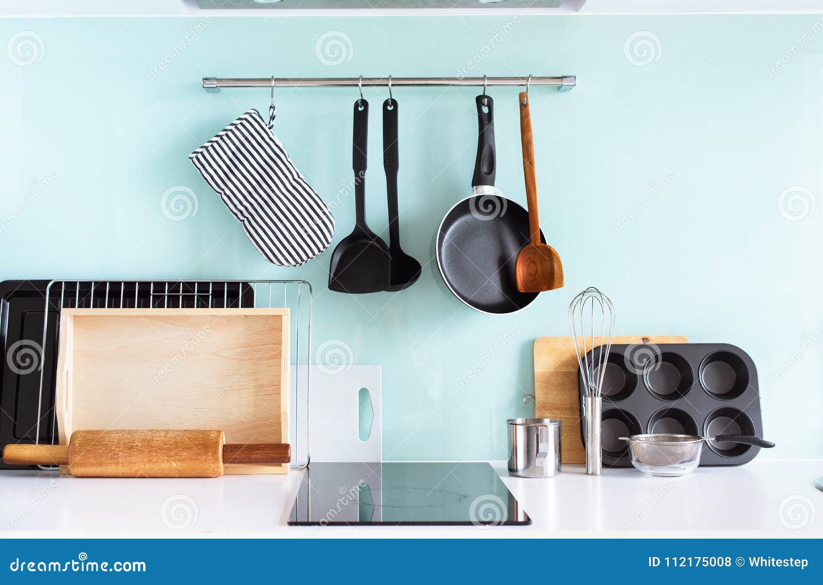 Kitchen Still Life Dishes Table Ware Board Stock Photo Image of