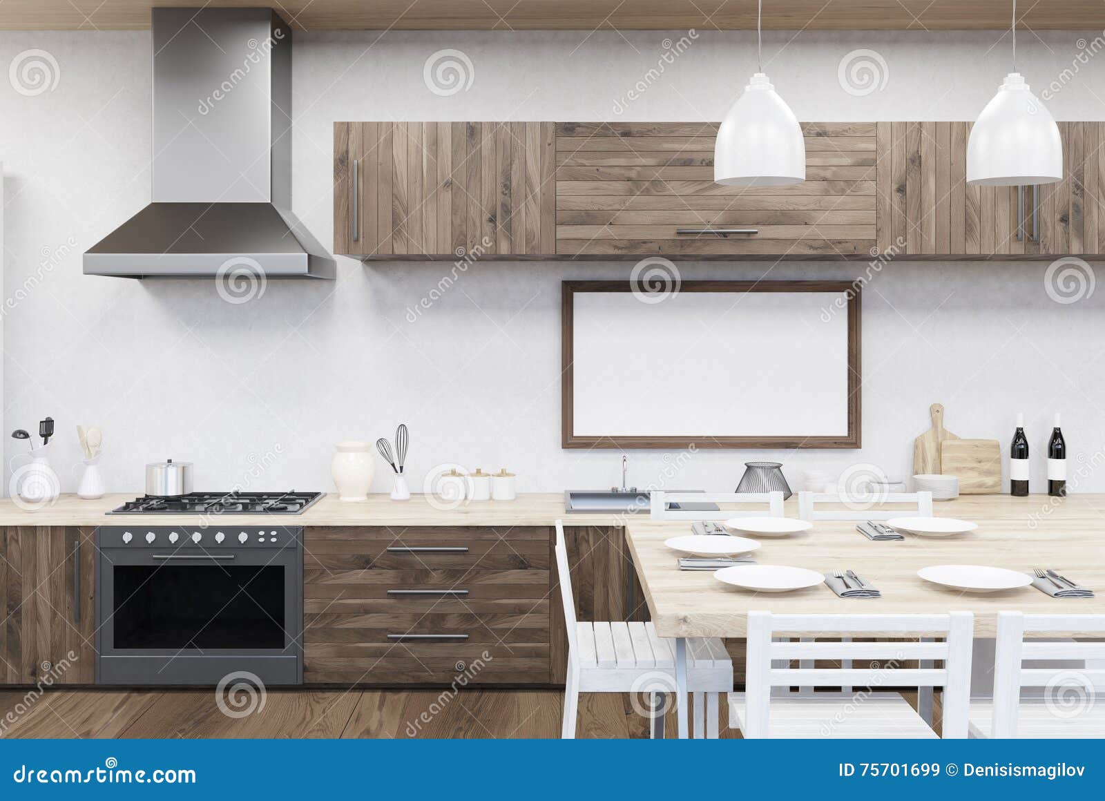 Flat Gas Stove With The Slogan On The Background Cartoon Vector