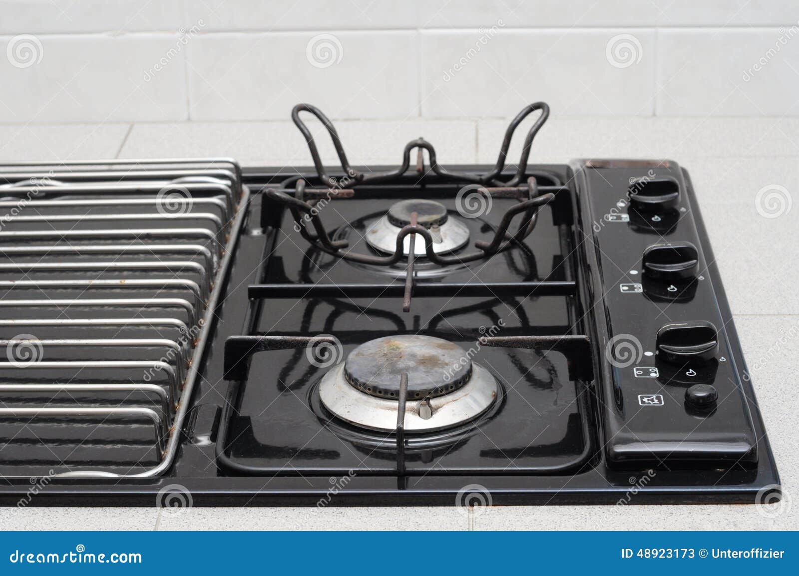 Kitchen Stove stock image. Image of fire, family, flint 48923173