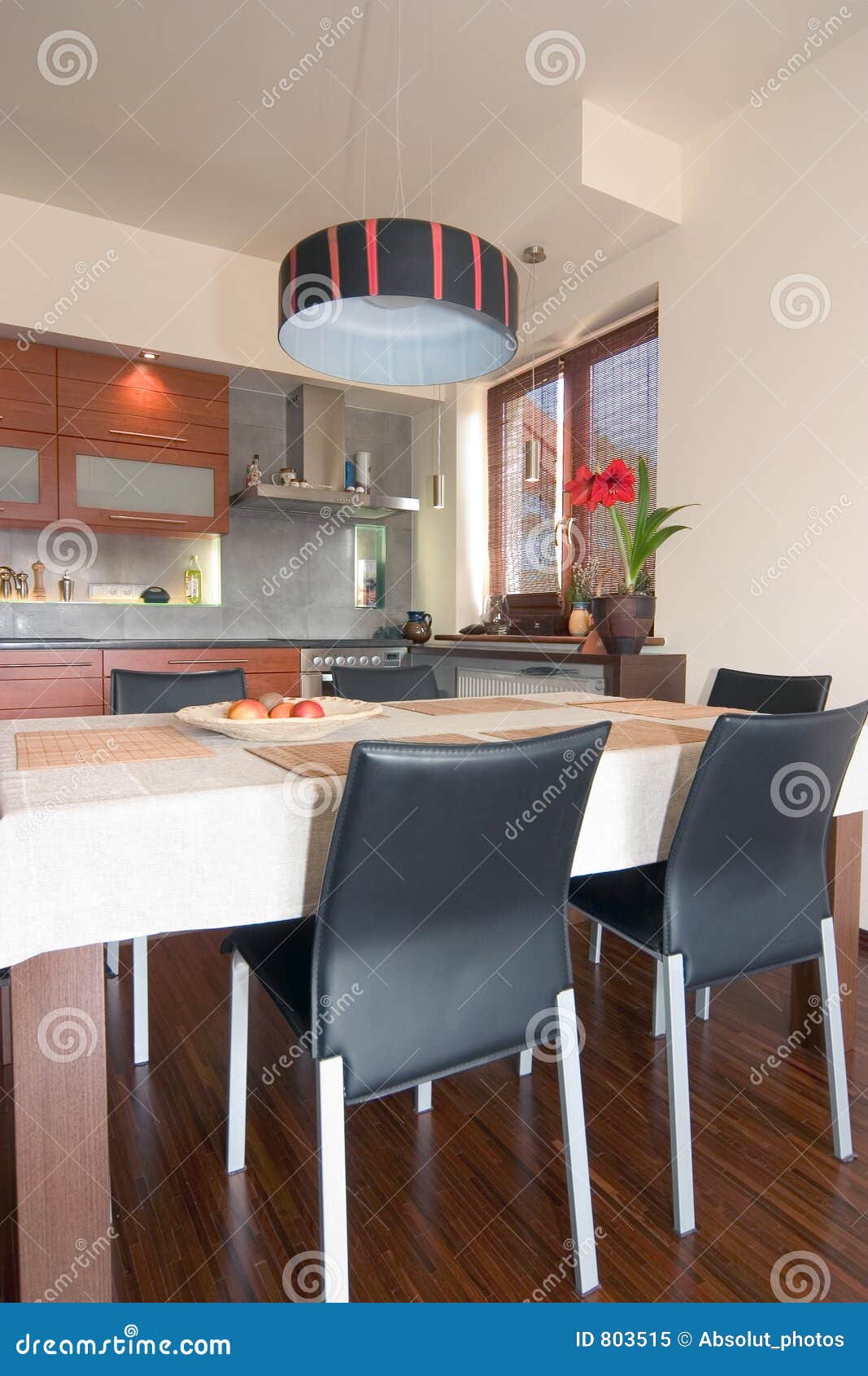Kitchen and table stock image. Image of area, furniture 803515