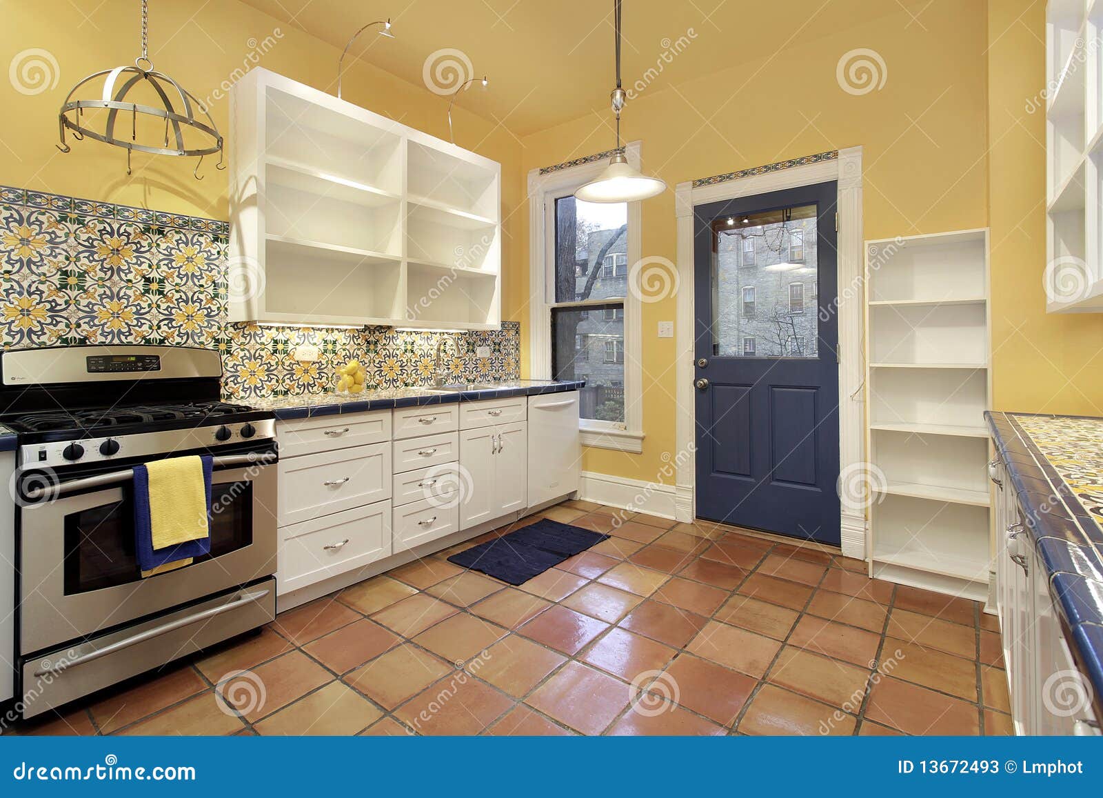 Kitchen With Terra Cotta Floor Tile Stock Image Image Of Meal Kitchen With Terra Cotta Floor Tile Stock Image Image Of Meal