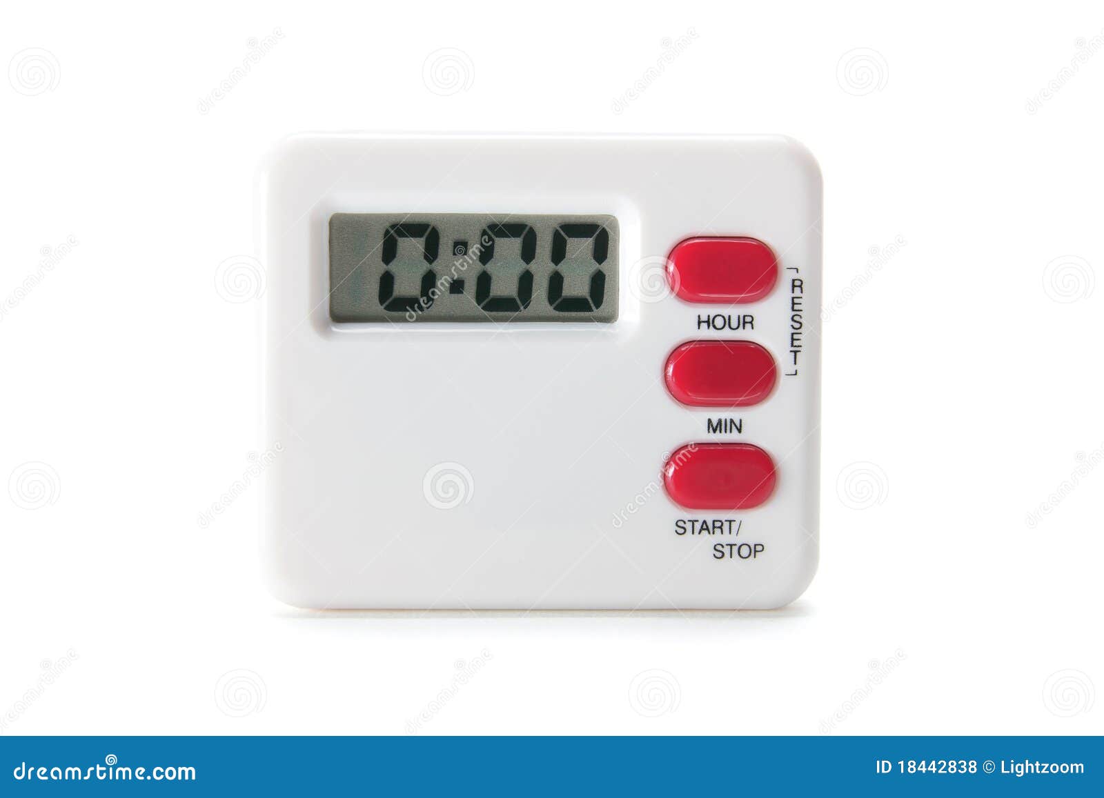 Kitchen Timer stock photo. Image of shot, cutout, white 18442838