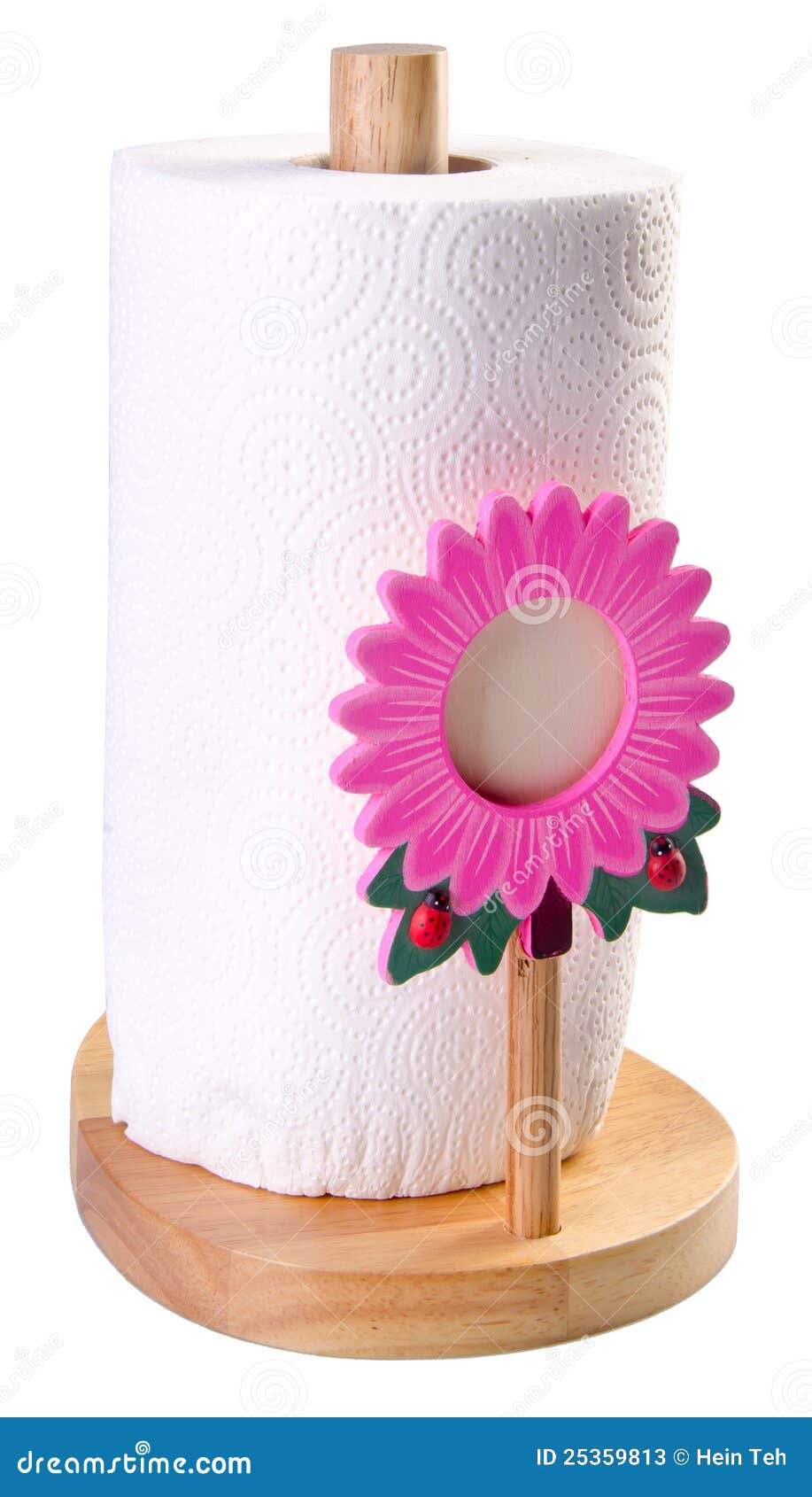 Kitchen Tissue Paper in Towel Holder Stock Image Image of close