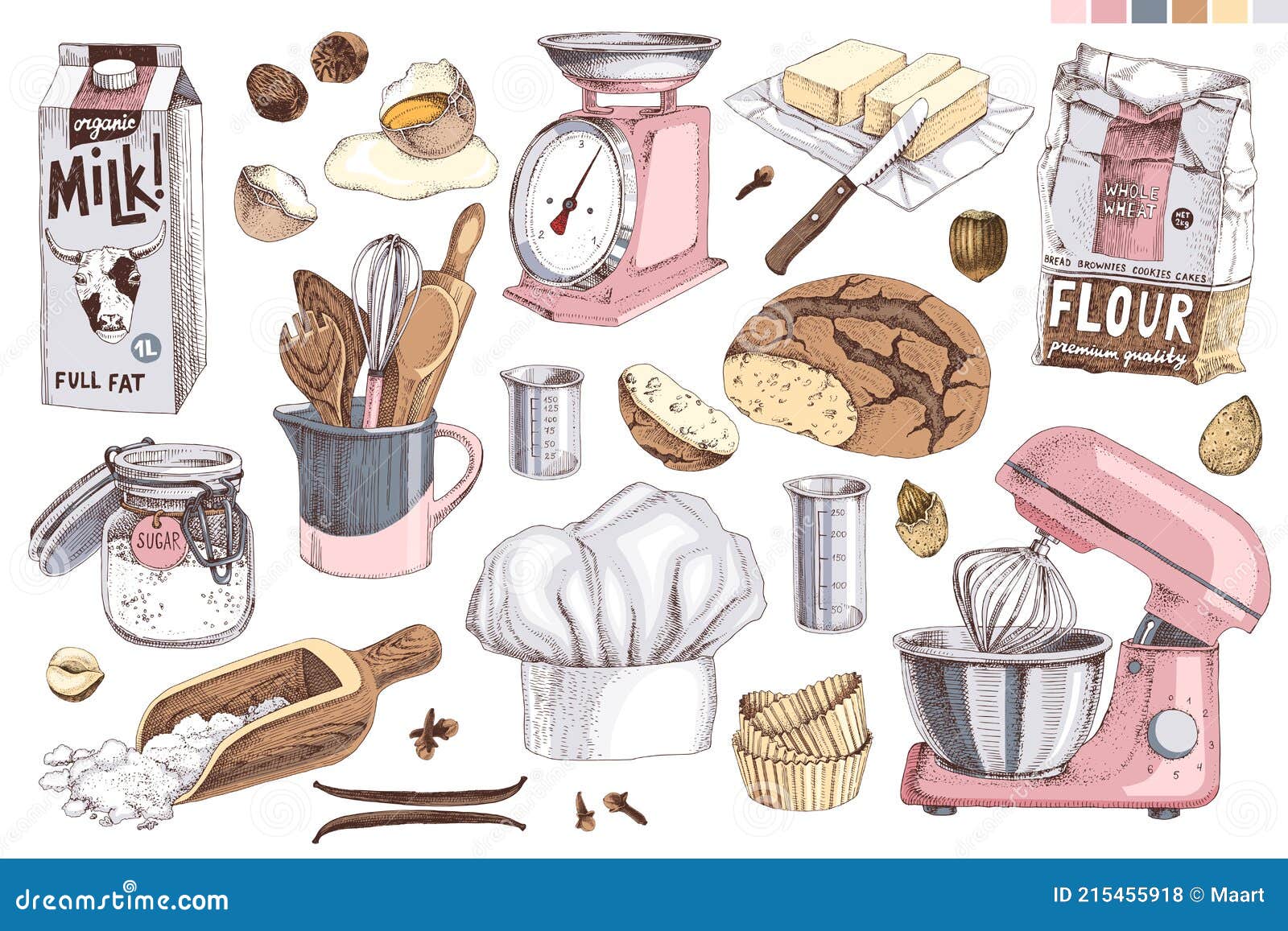 https://thumbs.dreamstime.com/z/kitchen-tools-ingredients-set-baking-bakery-pastry-stuff-equipment-cooking-hand-drawn-vector-illustration-215455918.jpg