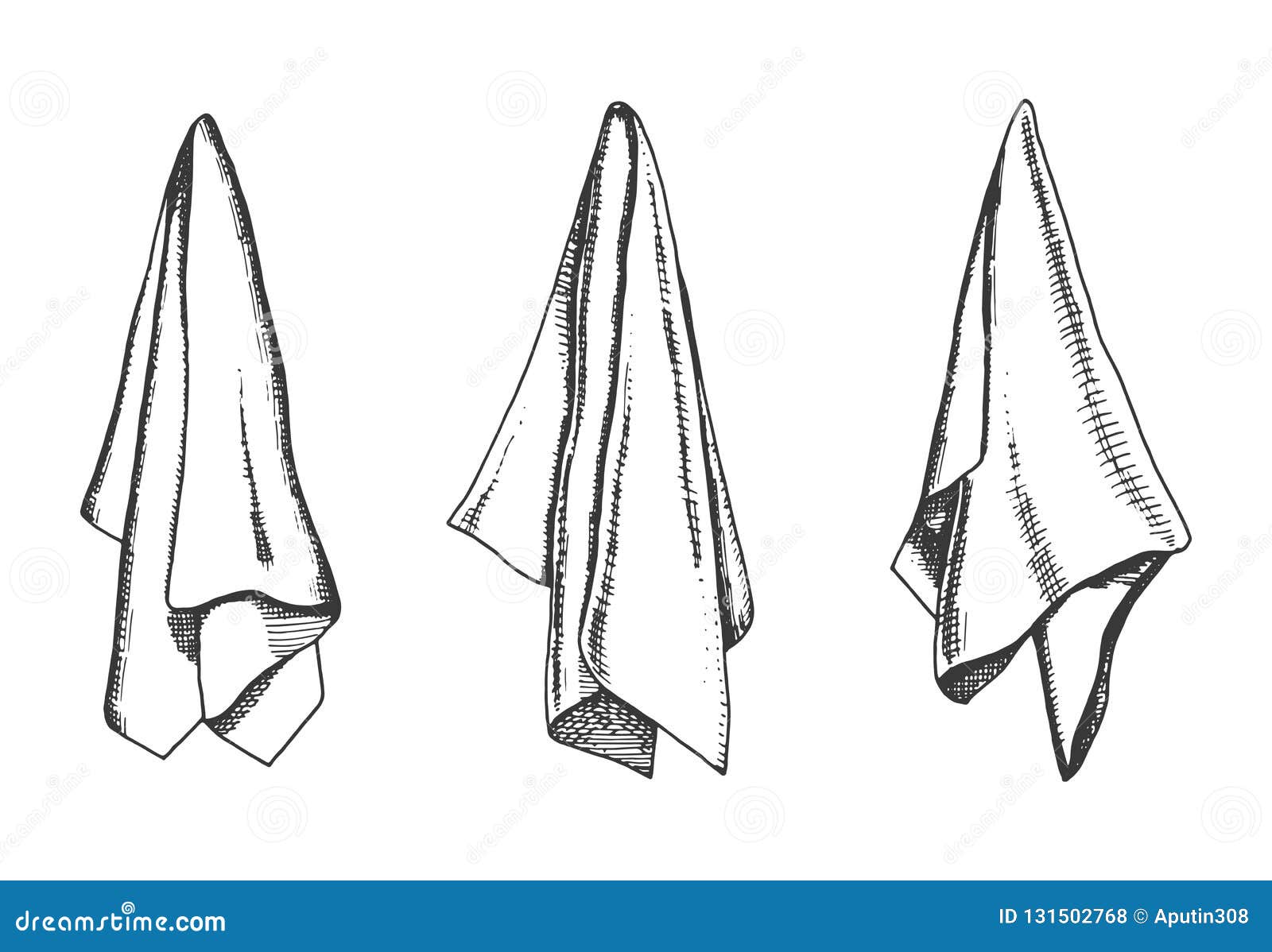 Towel Hanging On Clothesline Drying Drawing Jigsaw Puzzle by Frank Ramspott  - Pixels