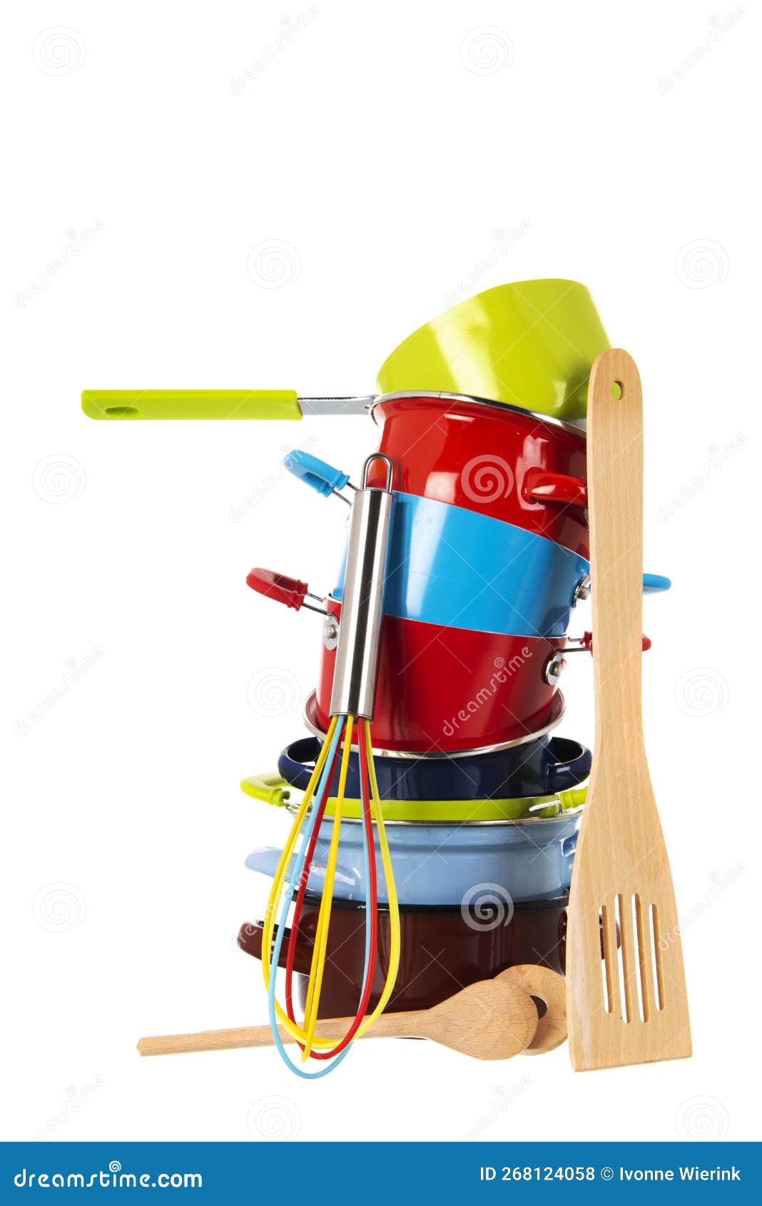 Stacked Kitchen utensil stock photo. Image of preparing 268124058