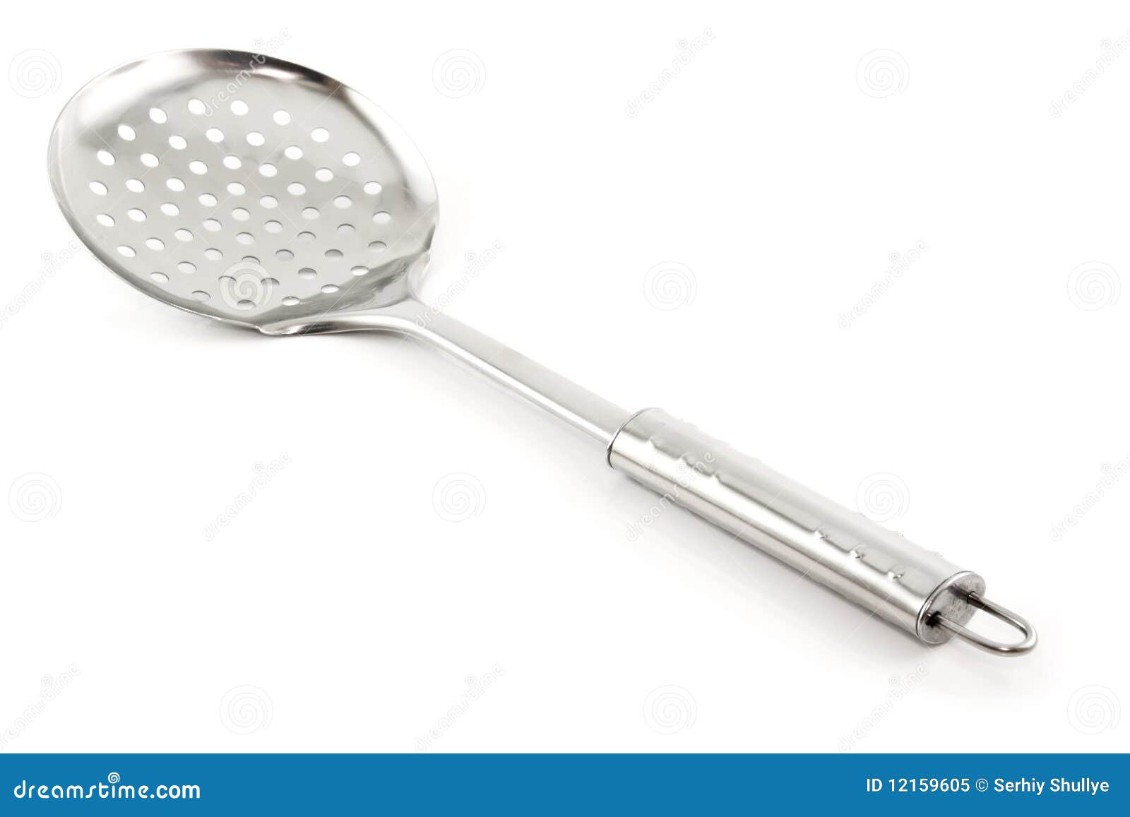 Kitchen Utensils (Colander) Isolated On White Stock Image Image of colander, objects 12159605
