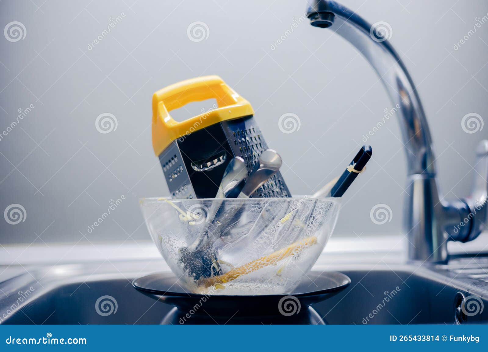 Kitchen Utensils Need a Wash Closeup Stock Photo Image of kitchenware, angle 265433814
