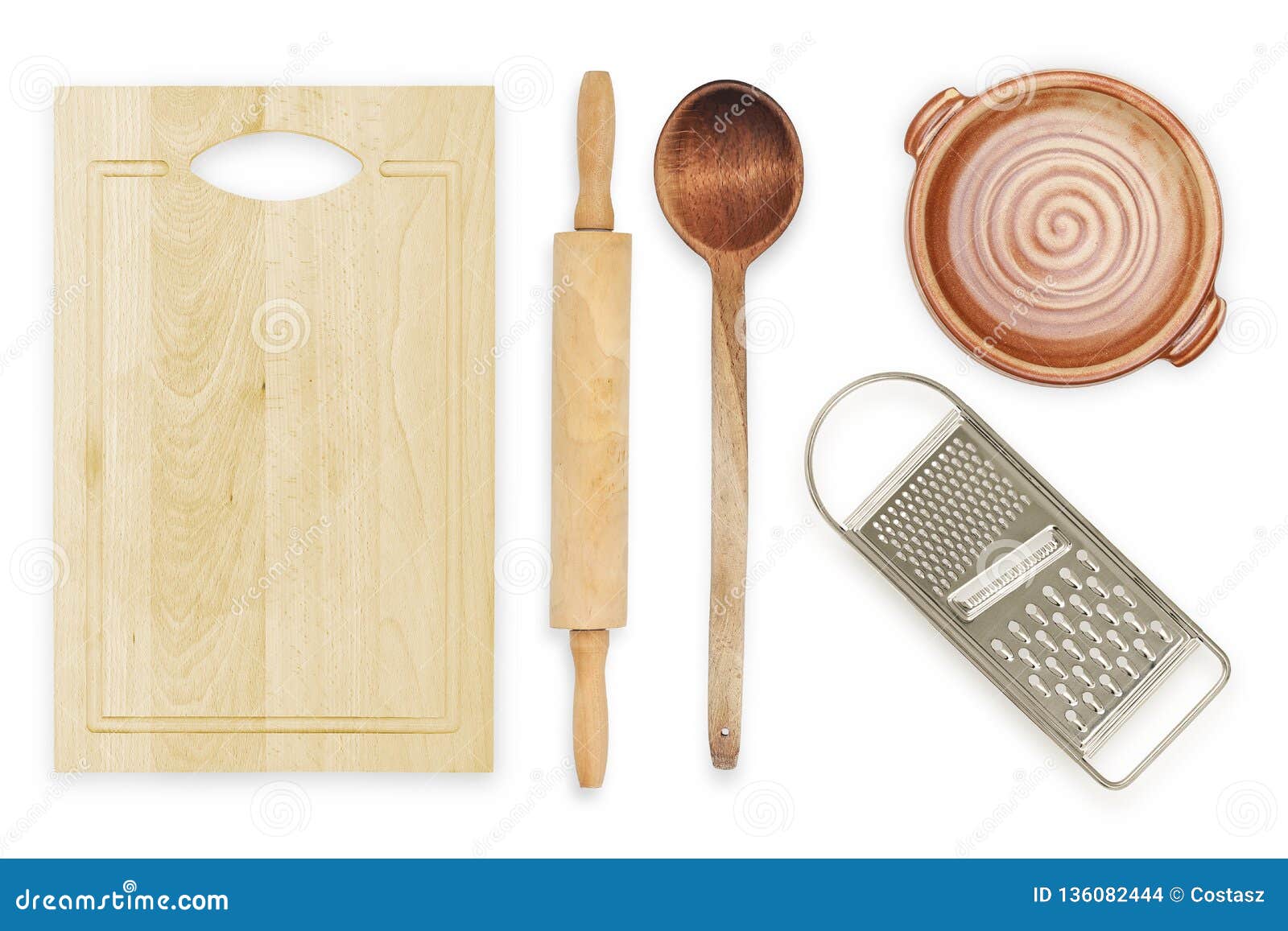 Kitchen utensils stock photo. Image of cooking, isolated 136082444