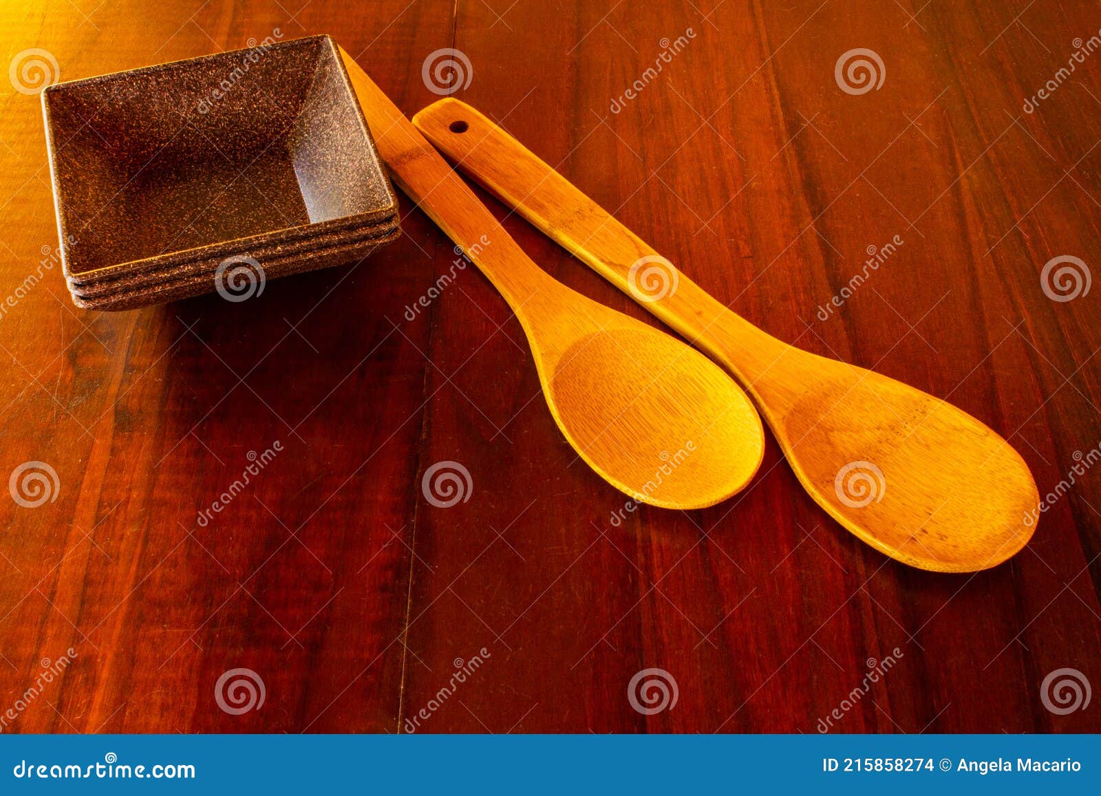 Kitchen Utensils on a Table. Stock Photo Image of domestic, still