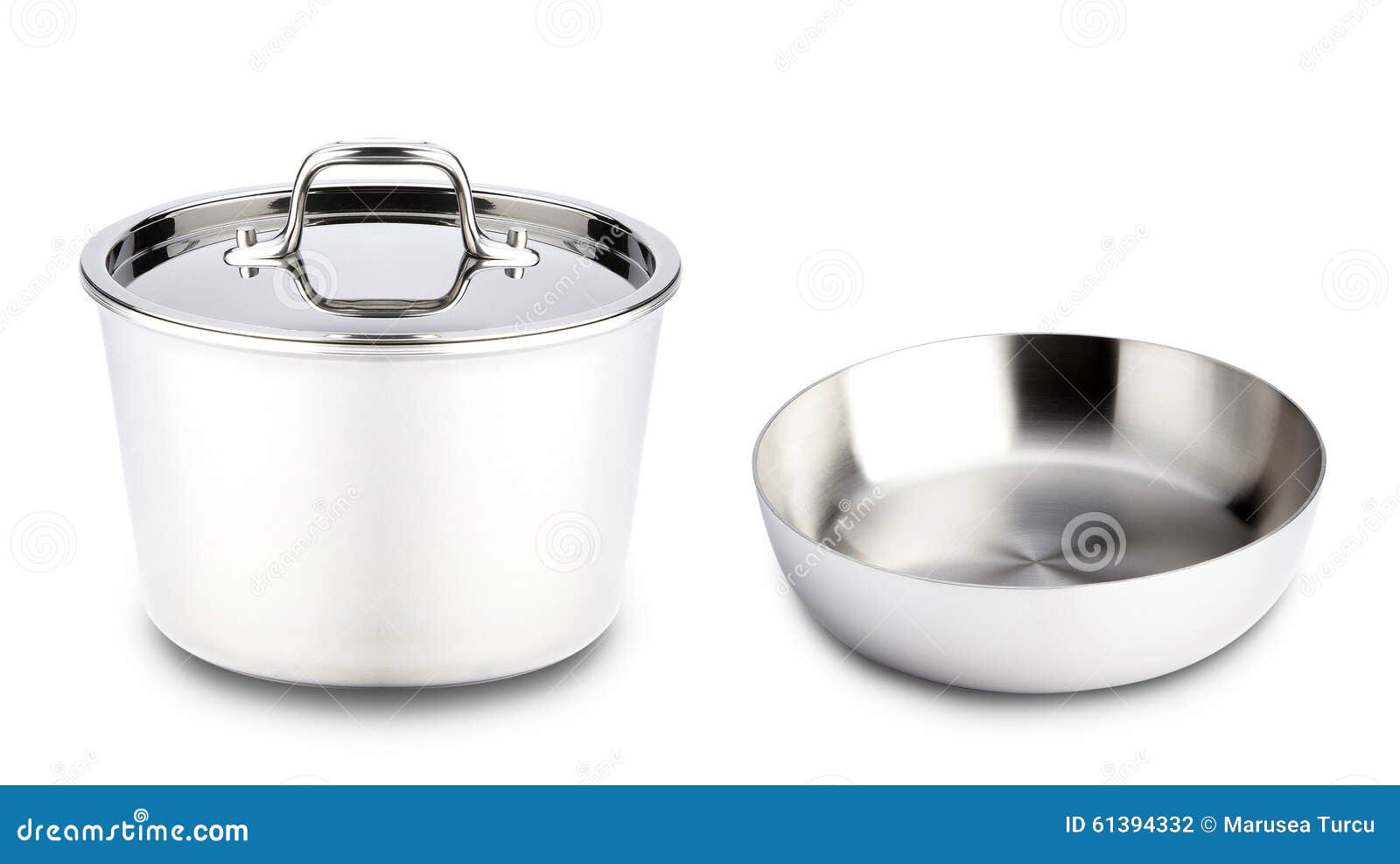 Kitchen ware stock photo. Image of chrome, steel, silver 61394332