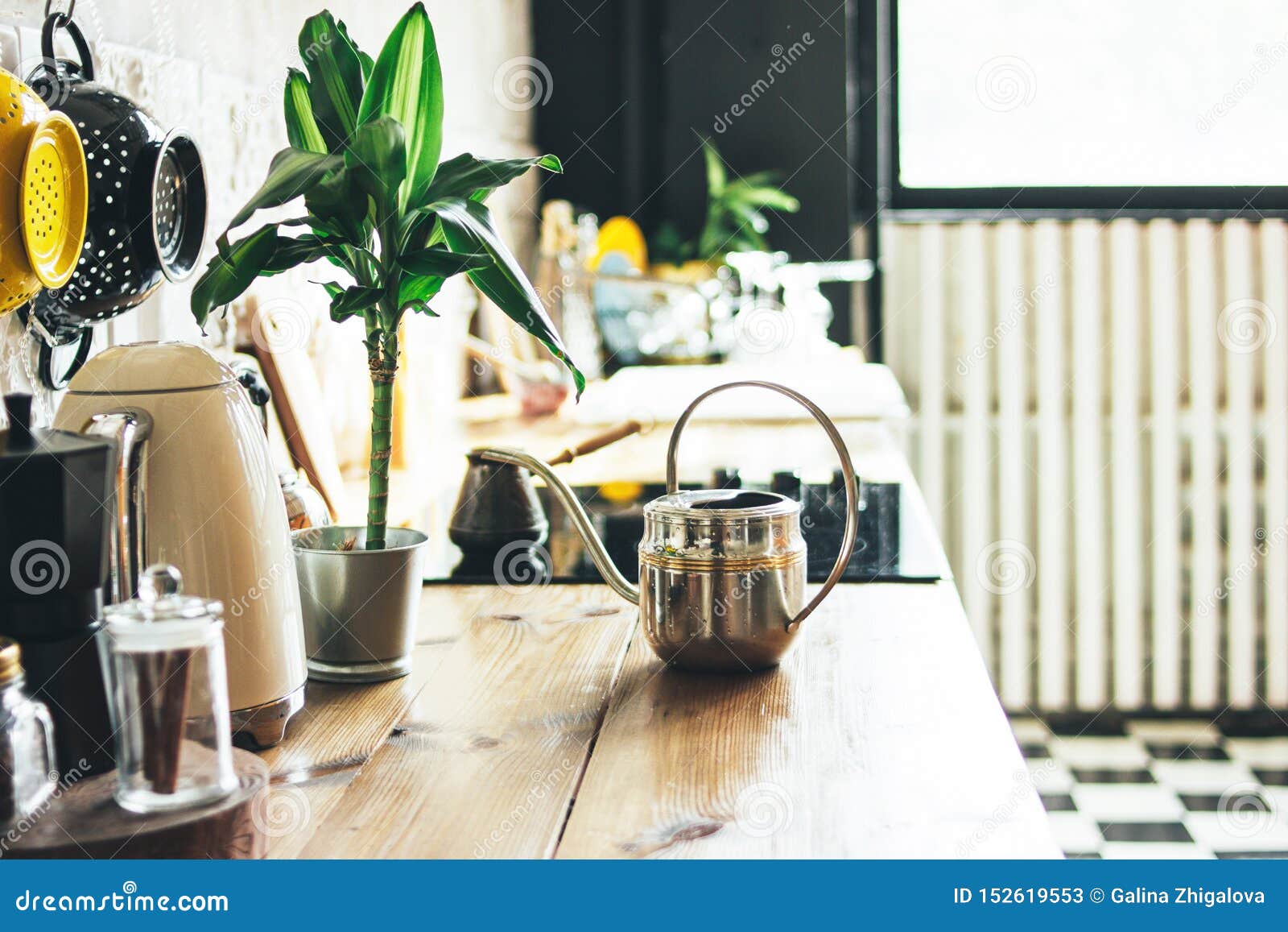 Kitchen Work Surface, Interior Elements, Scandinavian Rustic Eco Design