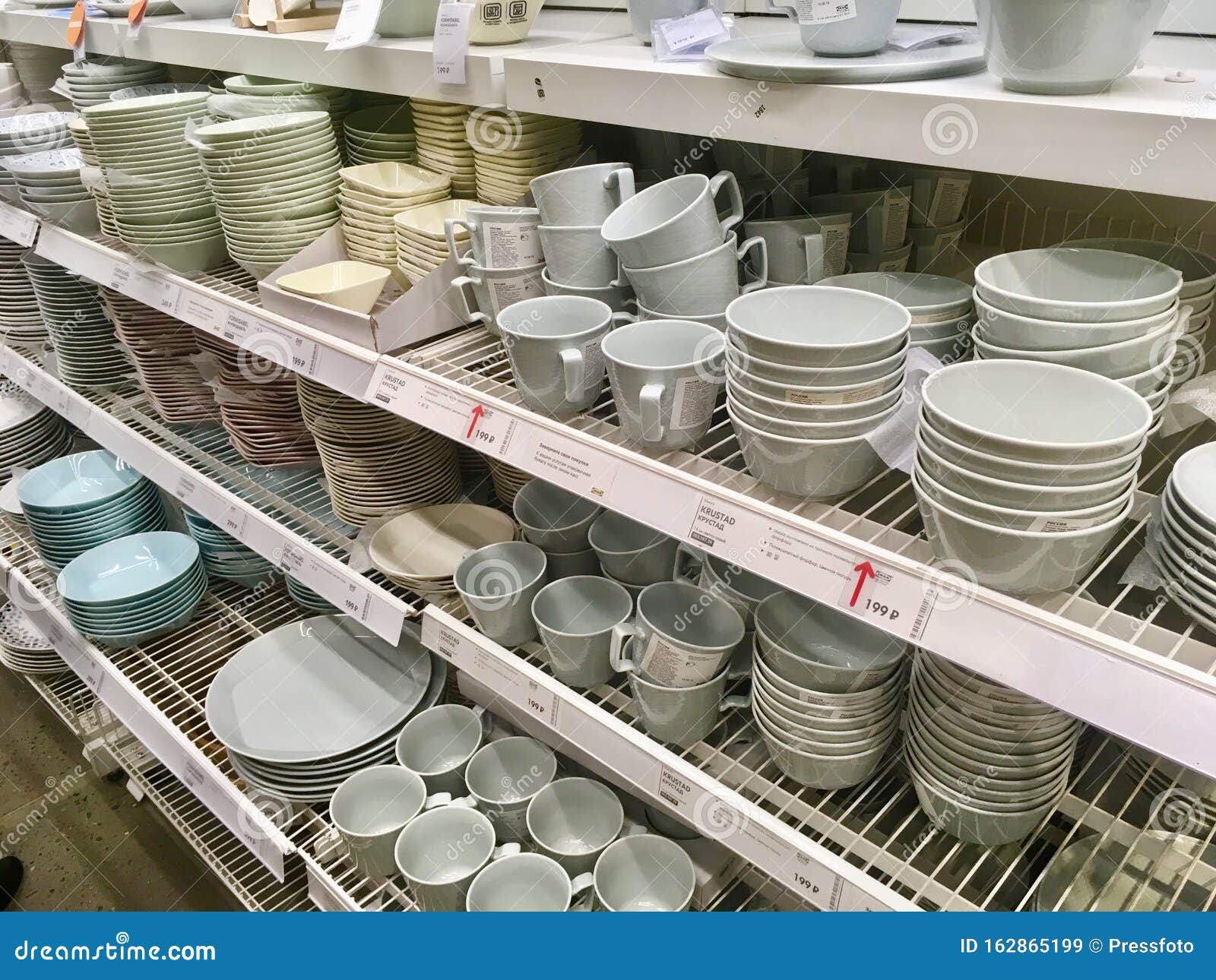 Kitchenware at the IKEA Store Editorial Stock Image Image of life