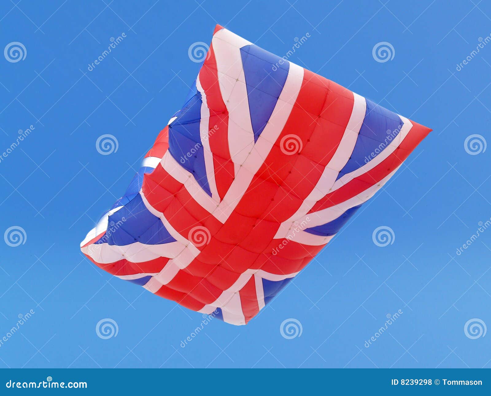 Kite stock photo. Image of flag, british, inflated, fabric 8239298