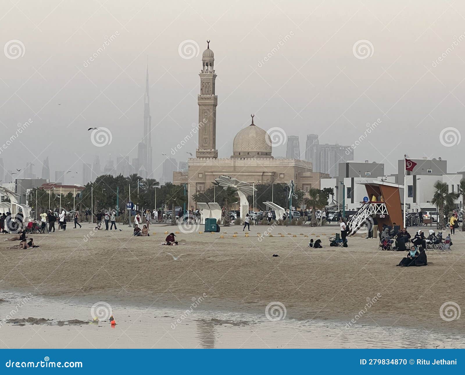Kite Beach at Jumeirah in Dubai, UAE Editorial Image Image of east