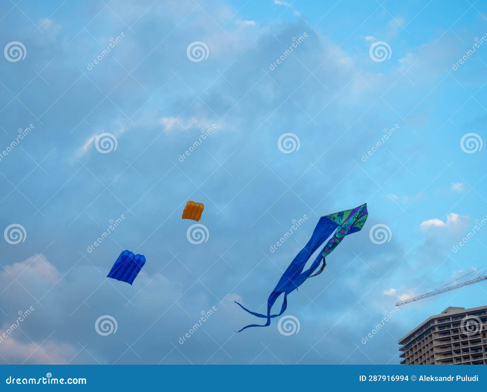 Kite Festival. Kites in the Sky. a Spectacle . Wind is Like a Force