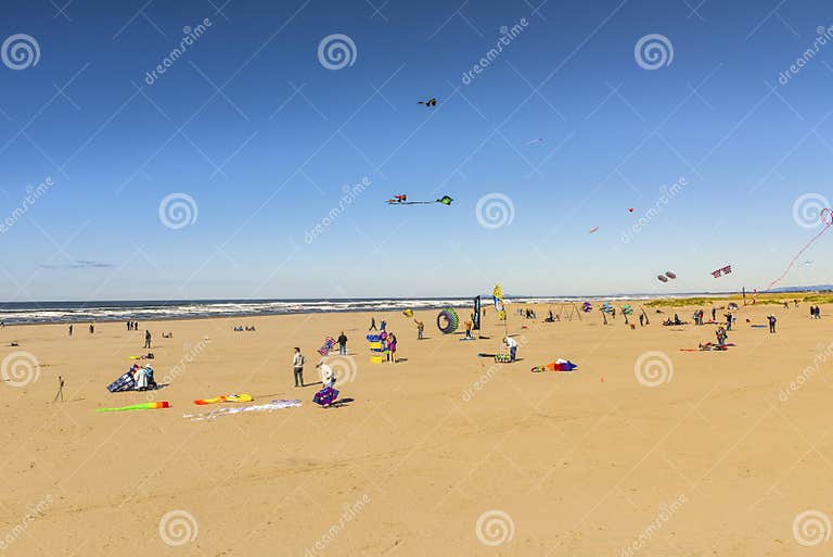 Kite Festival in Seaside Oregon Editorial Stock Photo Image of