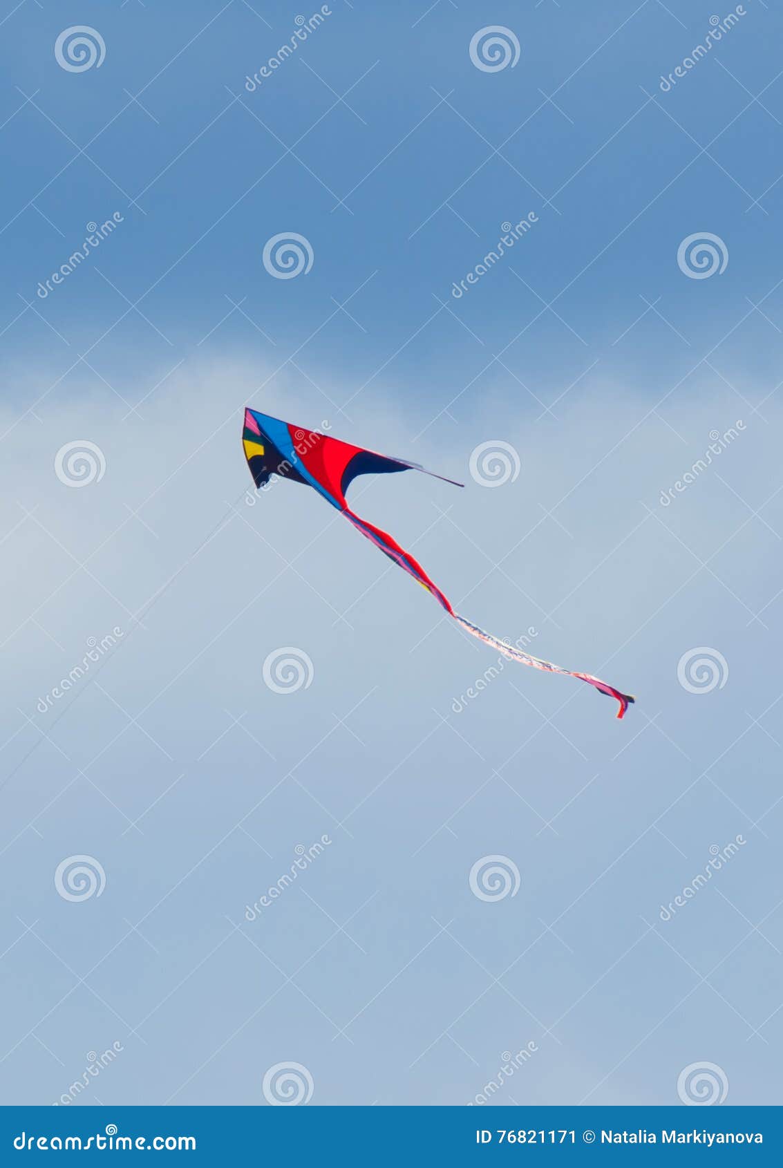 Kite in the sky stock image. Image of clouds, rest, flight 76821171