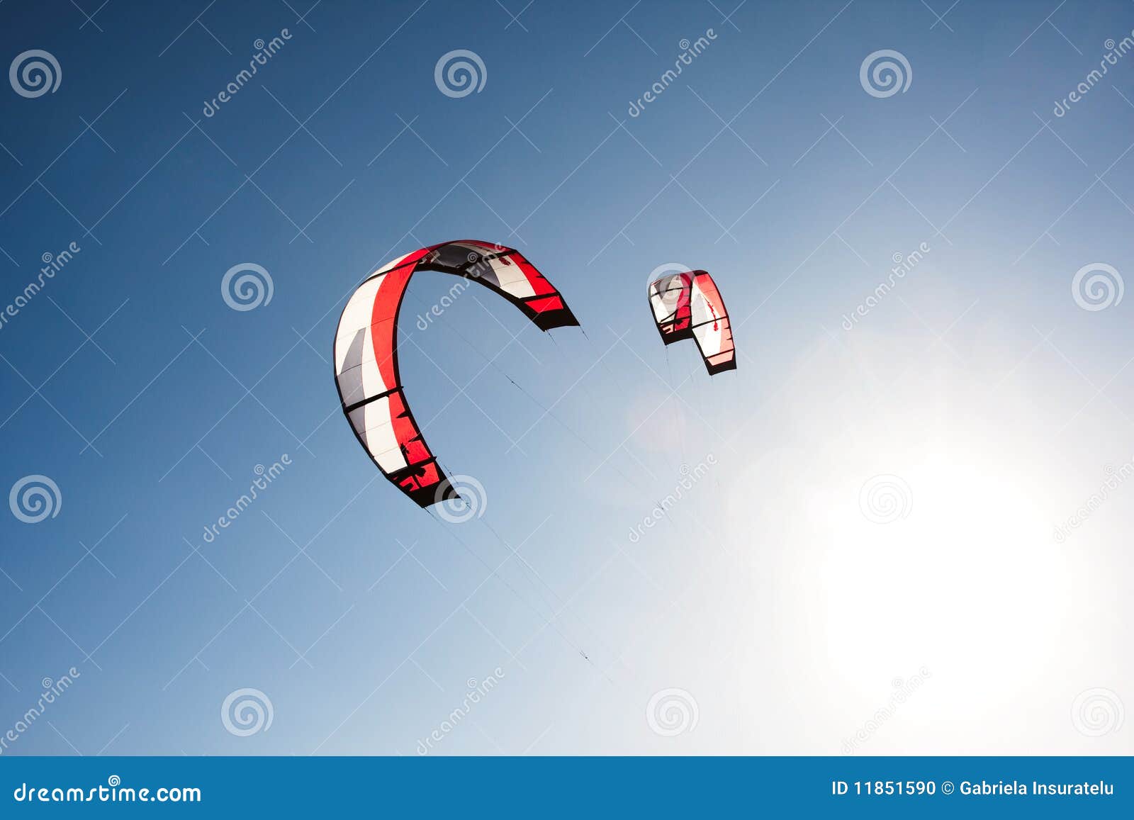 Kite surfing stock photo. Image of danger, active, flight 11851590