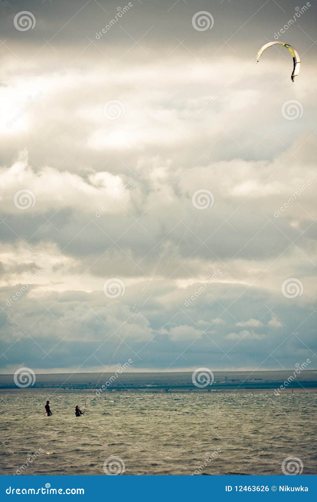 Kite surfing stock photo. Image of danger, kiteboarding 12463626