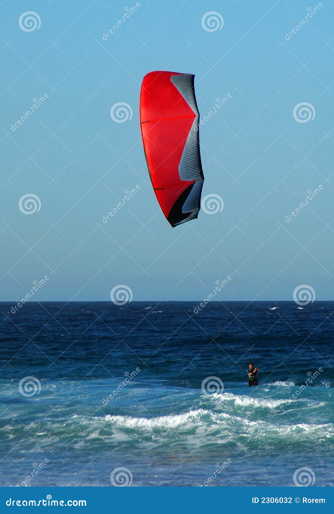Kite surfing stock photo. Image of beach, extreme, speed 2306032