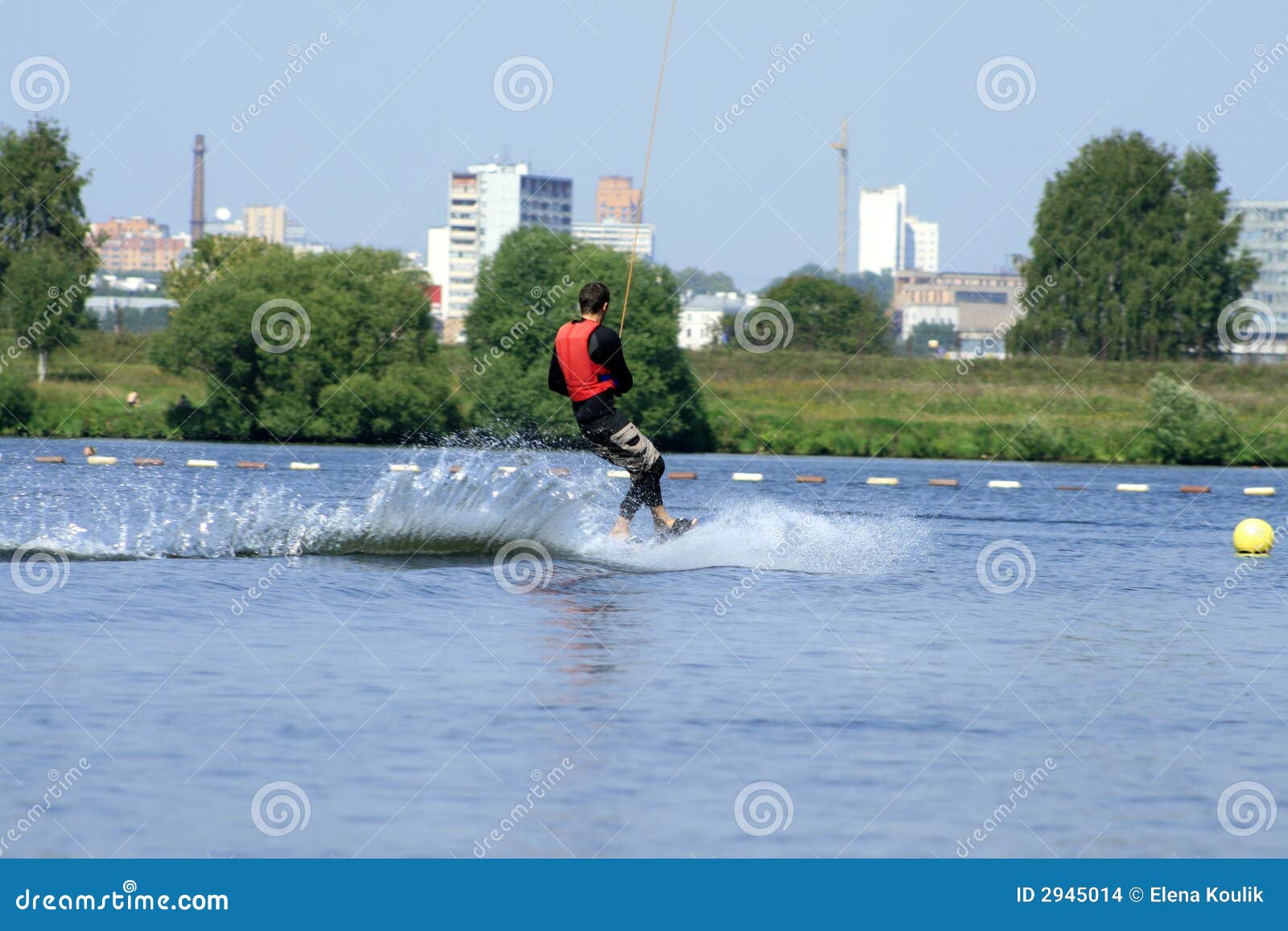 Kite surfing stock photo. Image of extreme, skill, silhouette 2945014