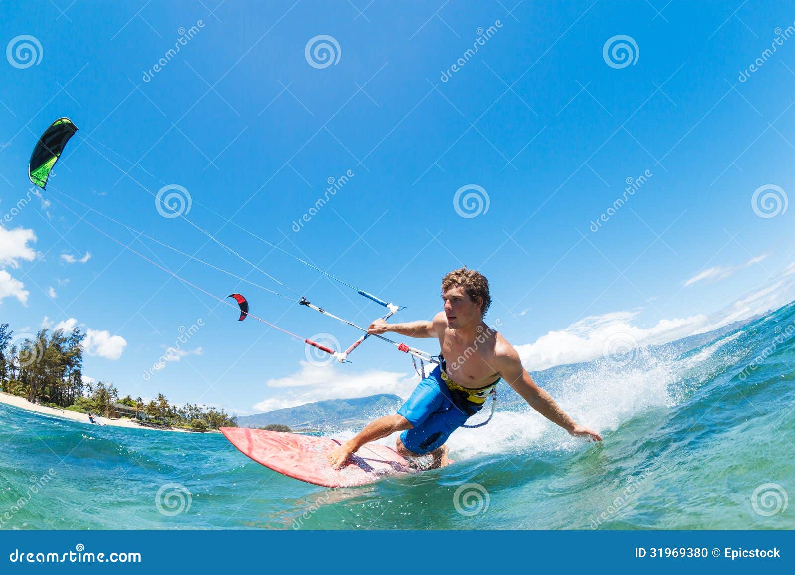 kite surfing