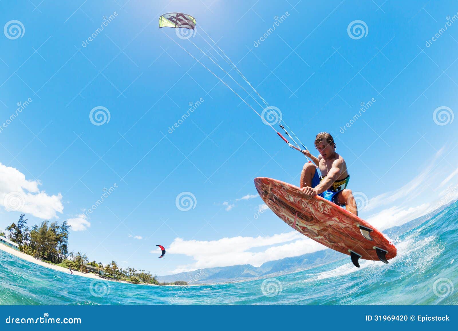 kite surfing