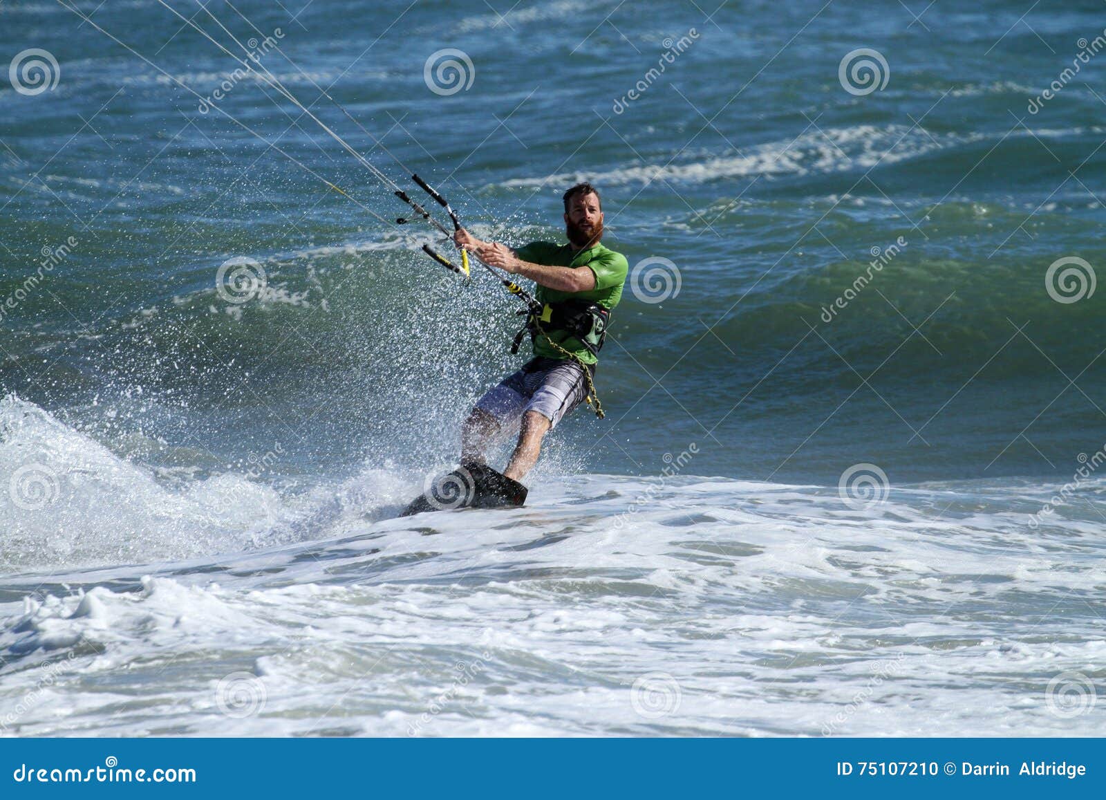 Kite Surfing stock photo. Image of acrobatic, fast, adult 75107210