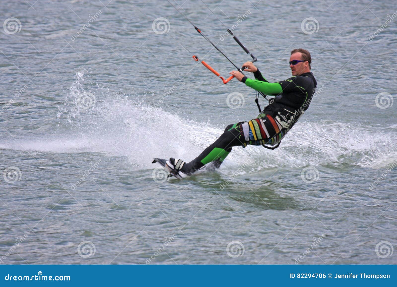 Kitesurfer stock photo. Image of sail, weather, kitesurfing 82294706