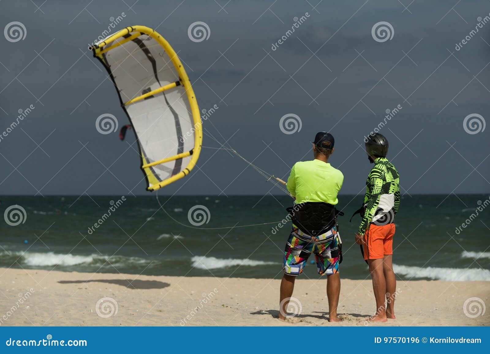 kitesurfing instruction.