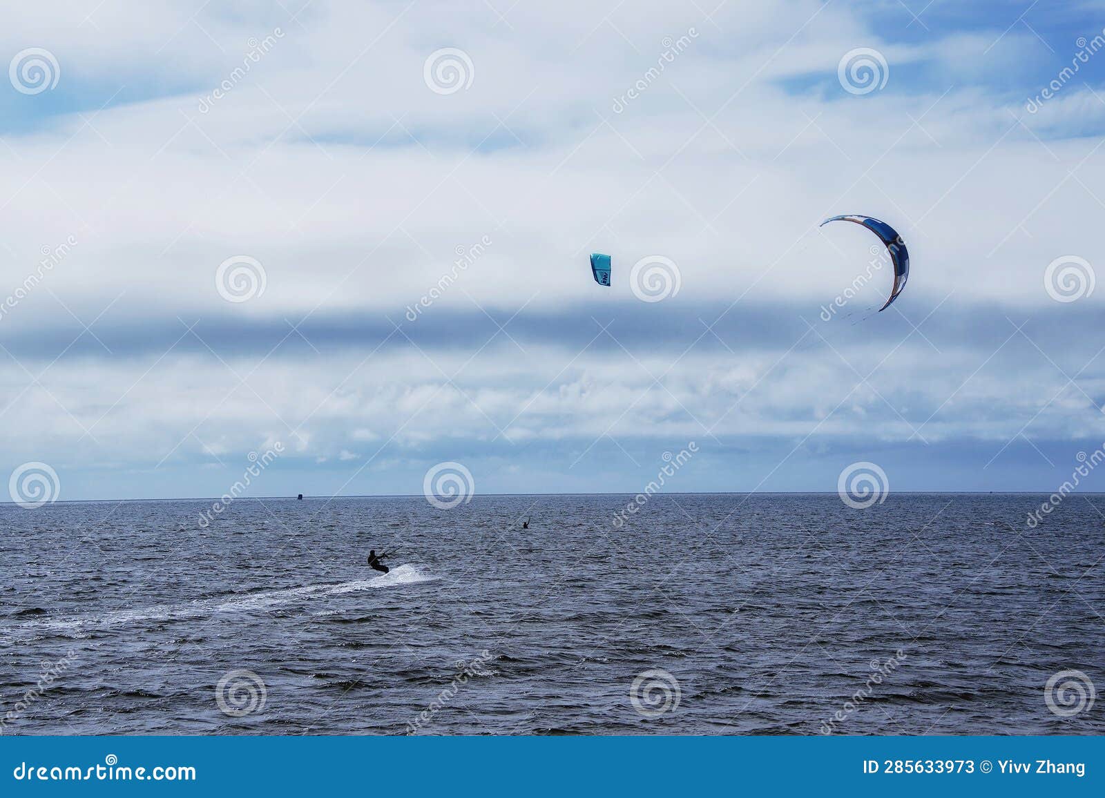 Kitesurfing at Outer Banks Beaches, North Carolina Stock Image Image