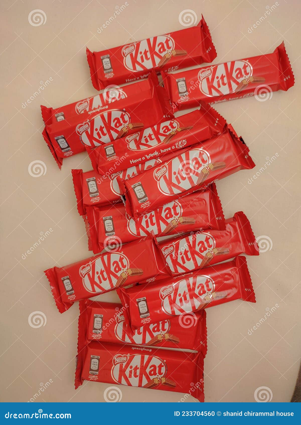 KitKat chocolate bars editorial image. Image of cocoa 233704560