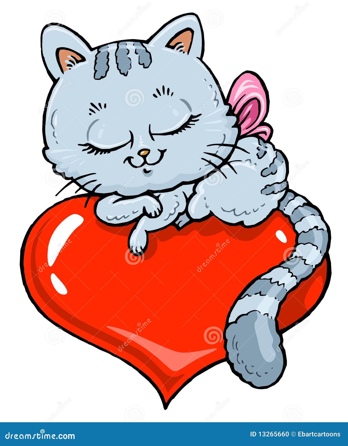 Kitten Cartoon Illustration Color Version Stock Illustration Illustration Of Clipart Cartoon