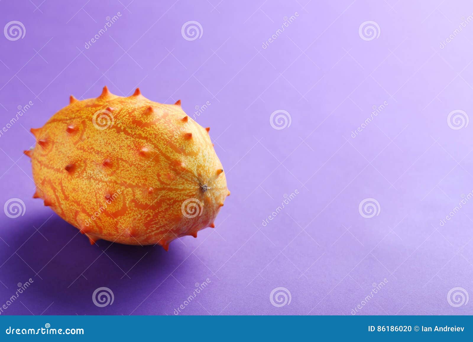 Kiwano fruit stock photo. Image of exotic, texture, ripe 86186020