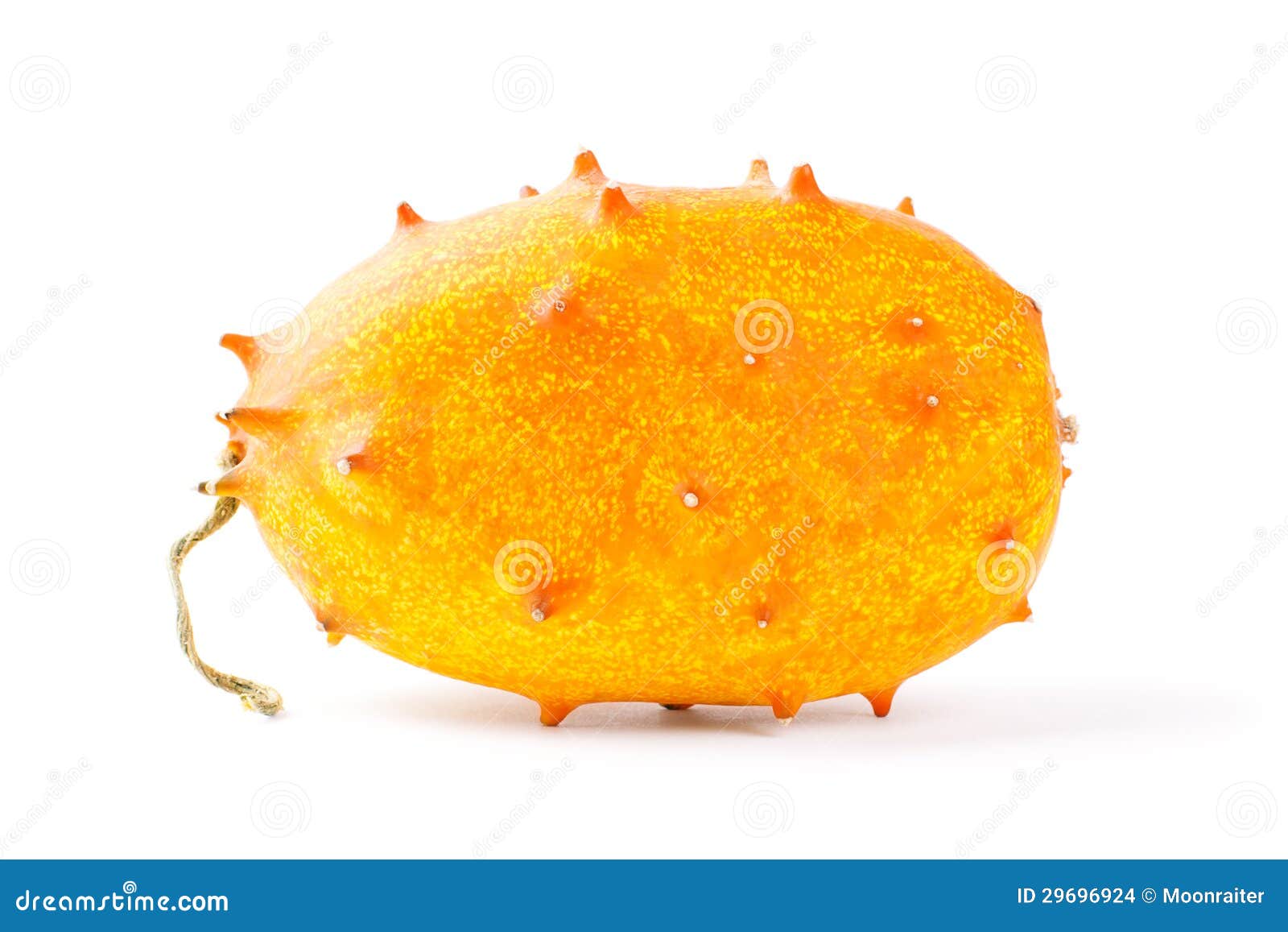 Kiwano Melon on White Background Stock Photo Image of english, jelly 29696924