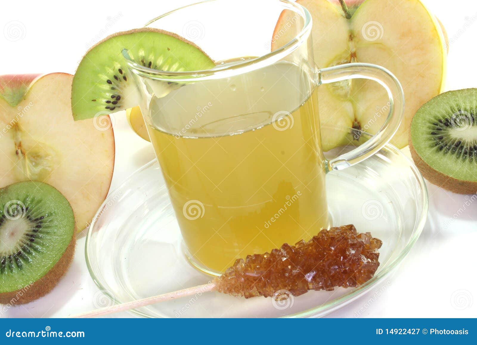 Kiwiapple tea stock image. Image of beverage, fruit 14922427