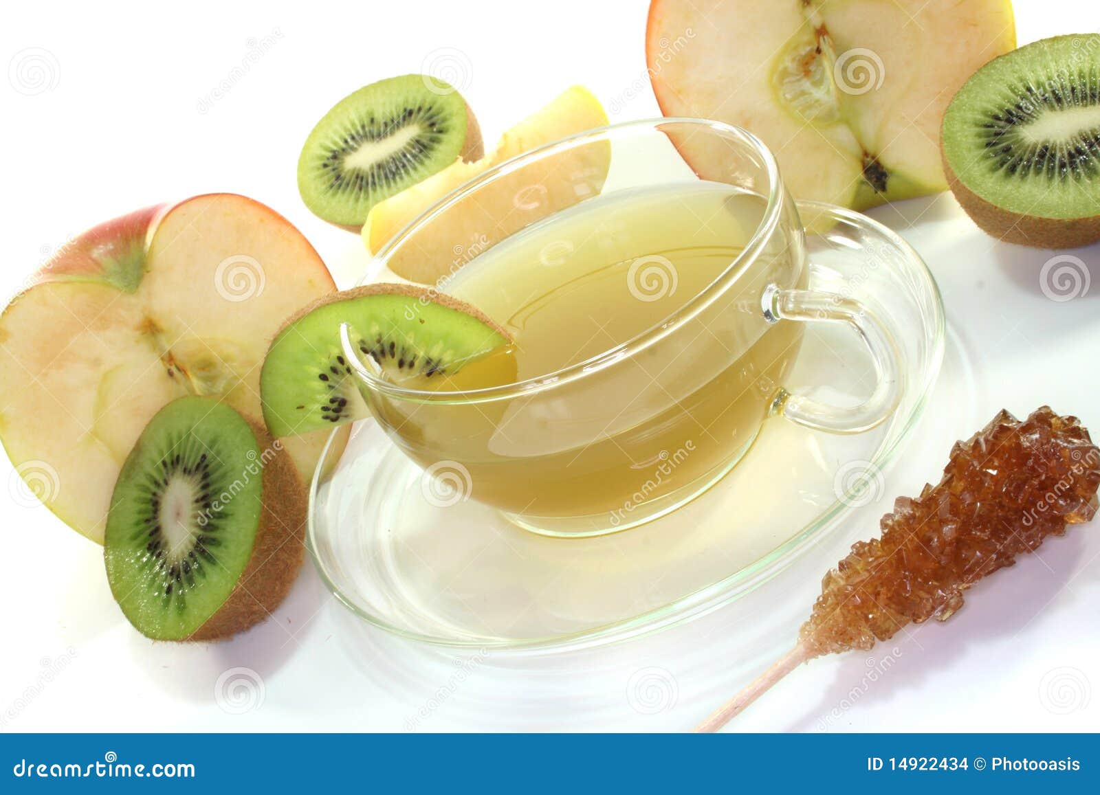 Kiwiapple tea stock photo. Image of iced, isolated, cold 14922434