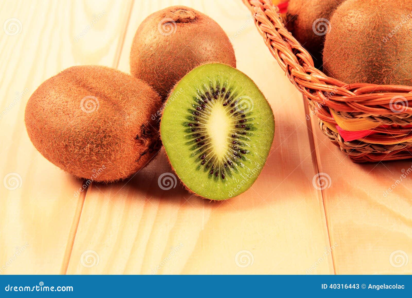 Kiwi in basket stock image. Image of food, charity, vegetables 40316443