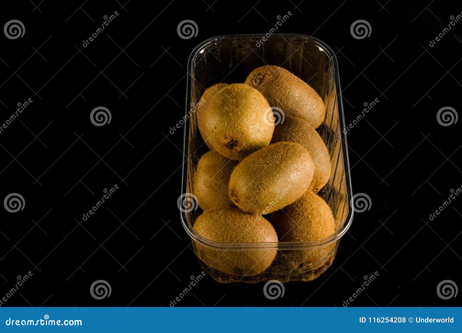 Kiwi in a box isolated stock photo. Image of vitamin 116254208