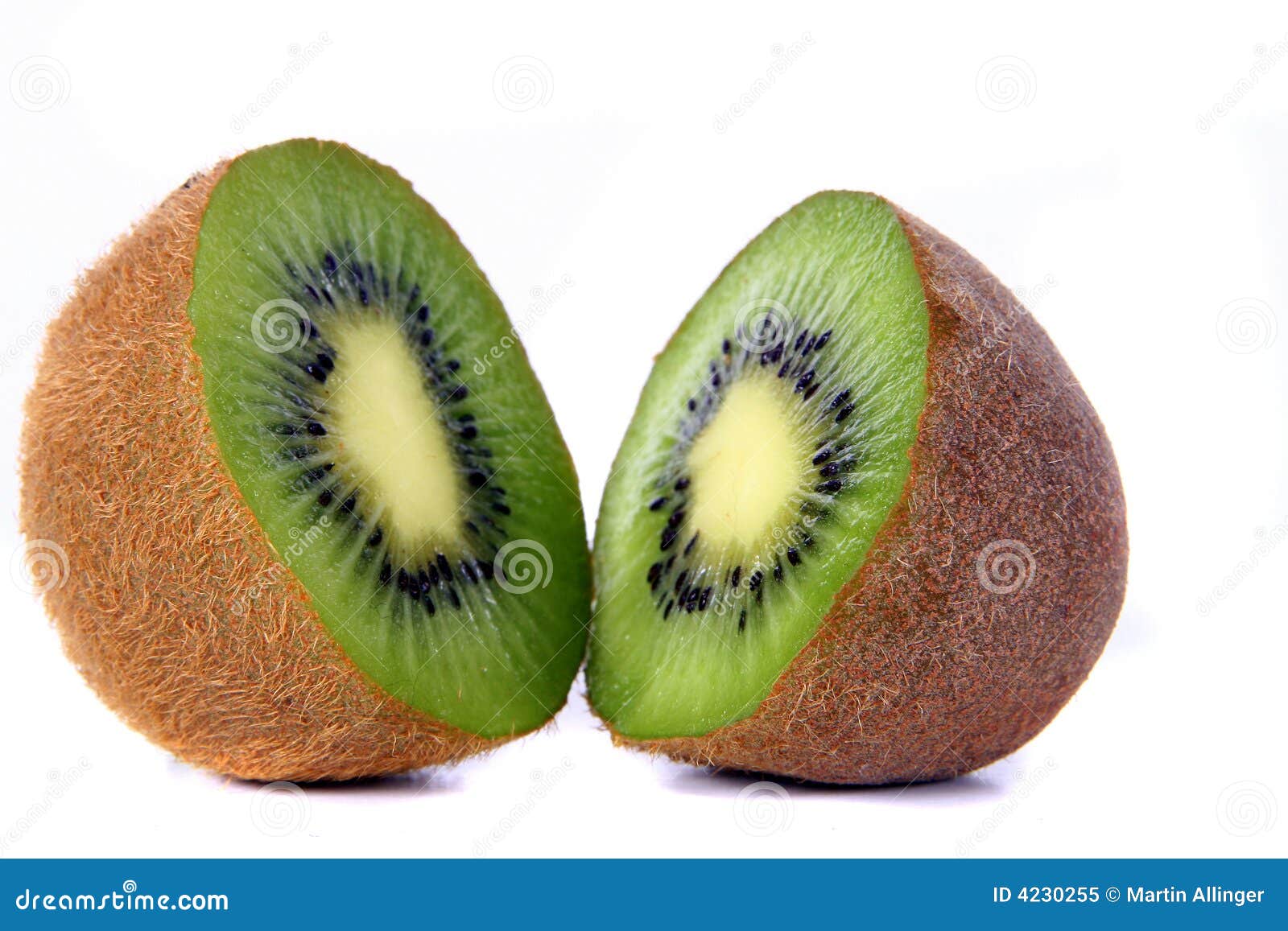 Kiwi Cut in Two stock image. Image of close, ingredient 4230255