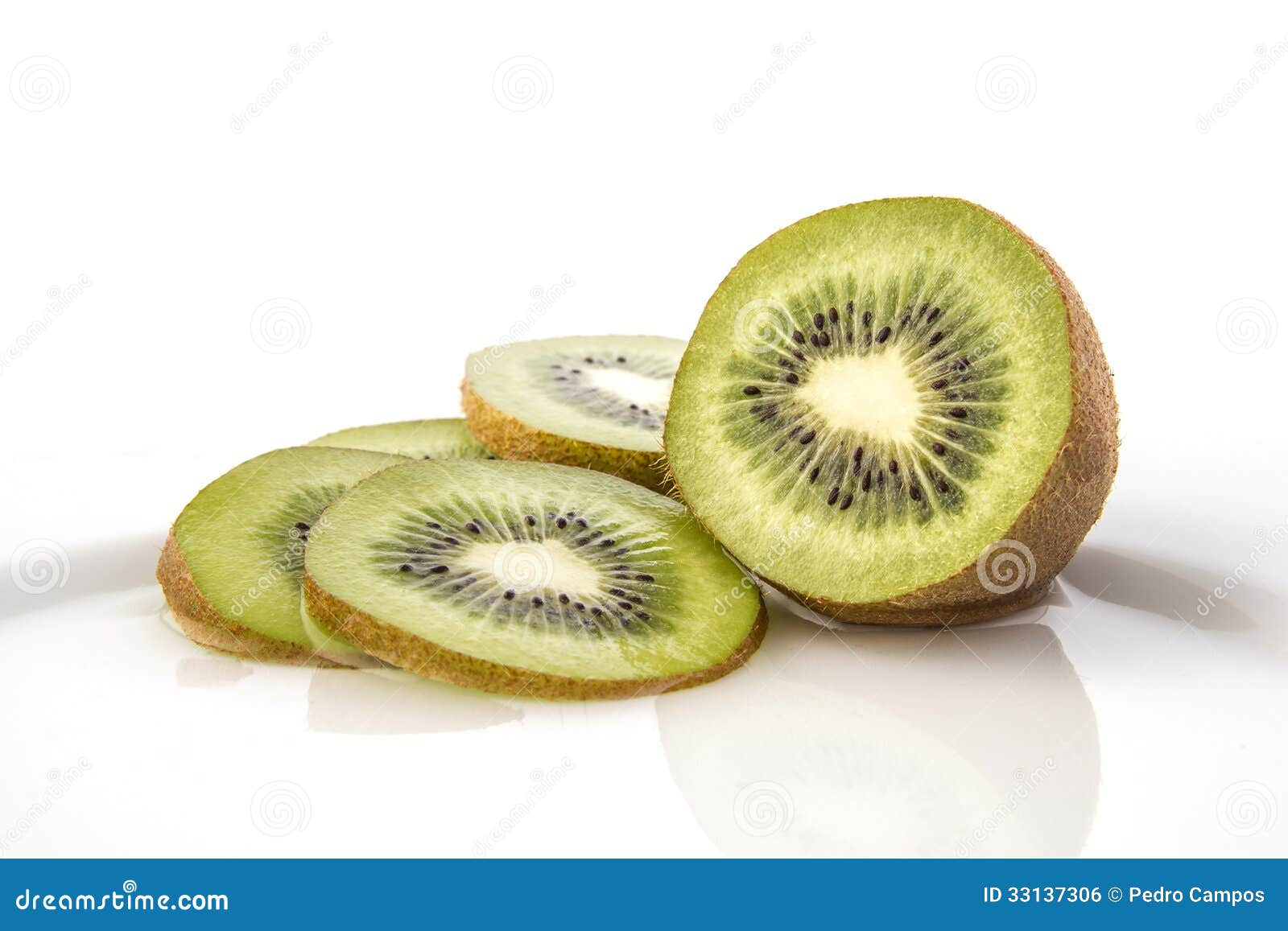 Kiwi on dish stock photo. Image of ingredient, healthful - 33137306