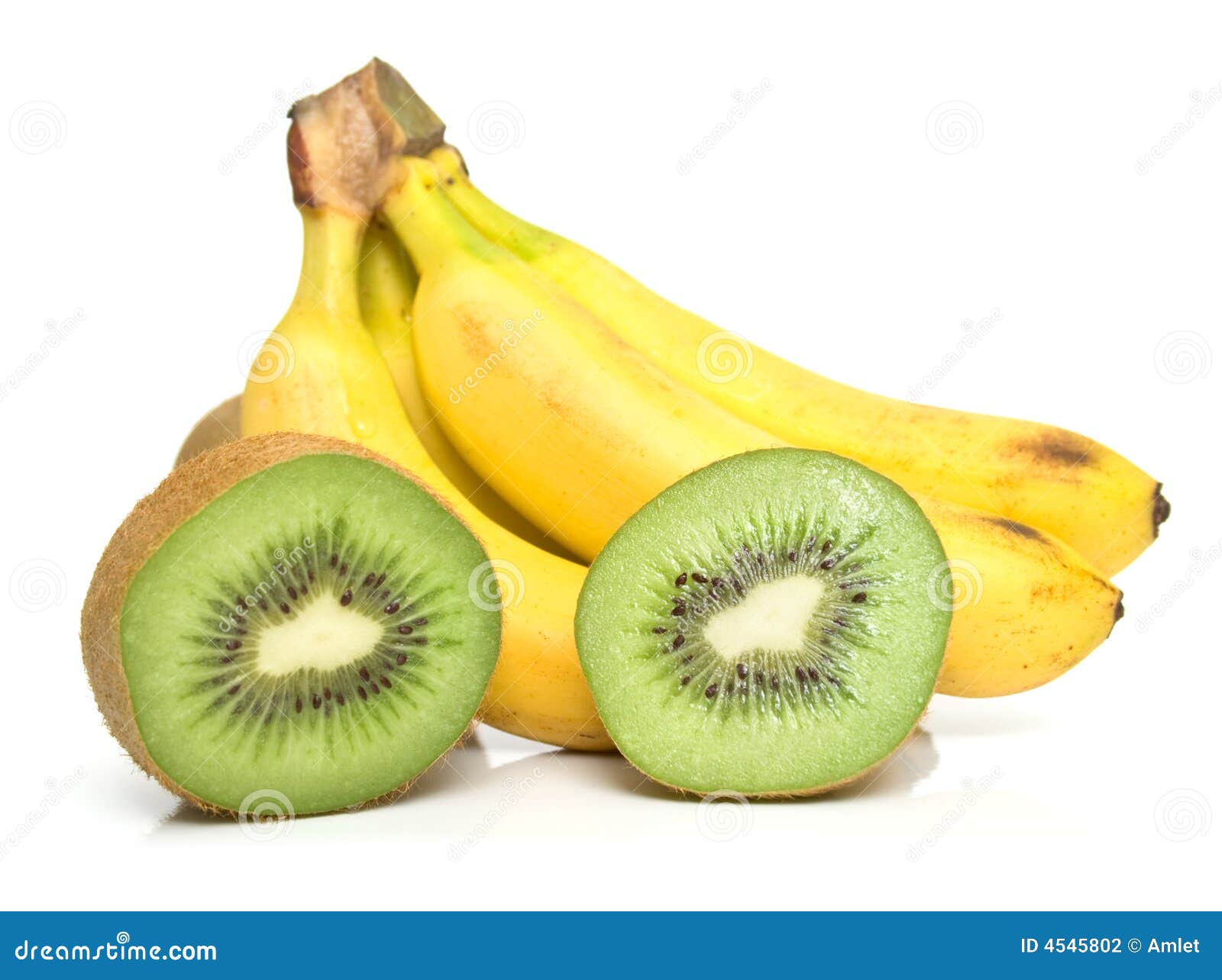 Kiwi Et Banane Photographie stock Image 4545802