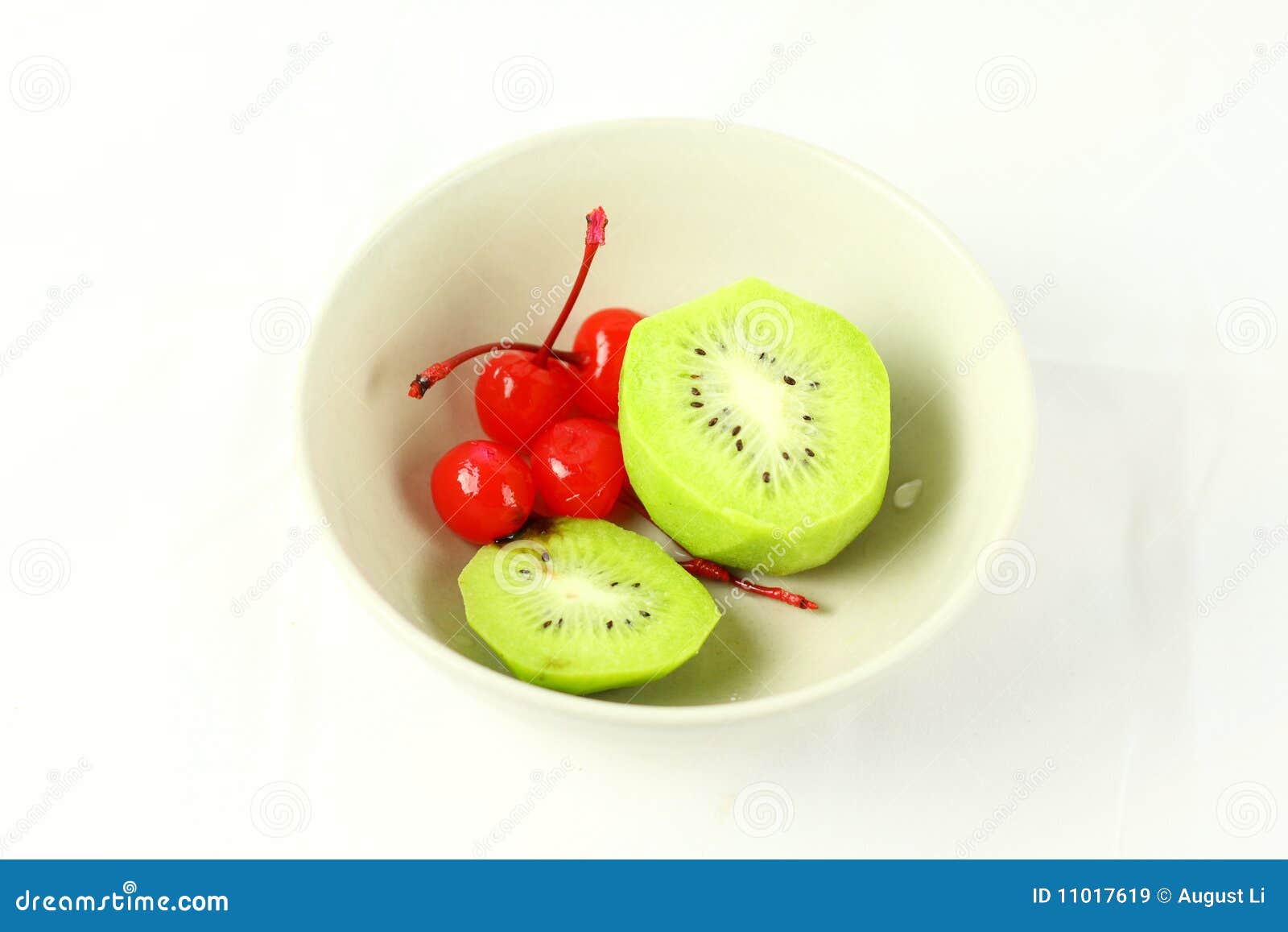 Kiwi Fruit and Fresh Cherries Stock Image Image of sweet, kiwi 11017619