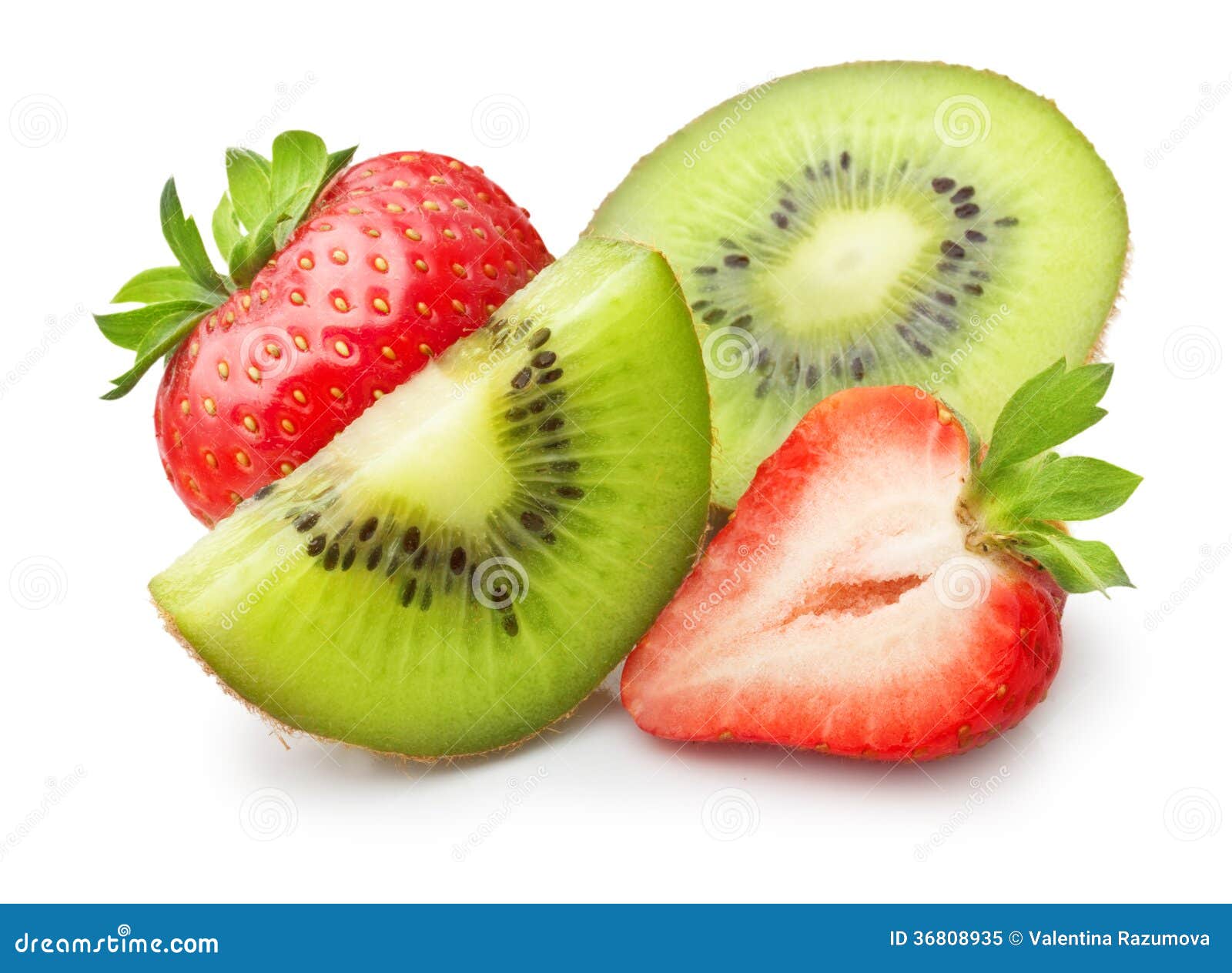 kiwi fruit and strawberry