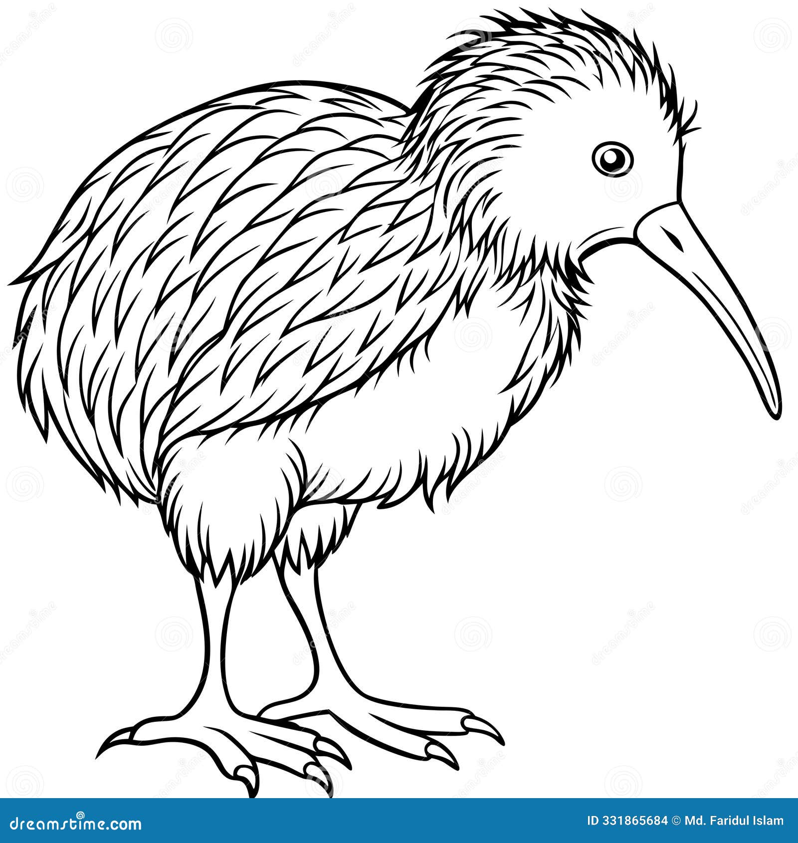 kiwi line art, kiwi , kiwi , kiwi drawing, kiwi sketch, kiwi outline, kiwi silhouette ai generated