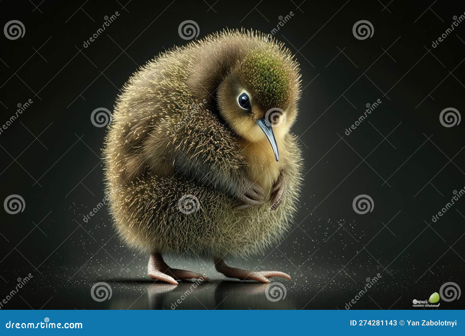 kiwi macro photovery fast shutter shutter. generative ai