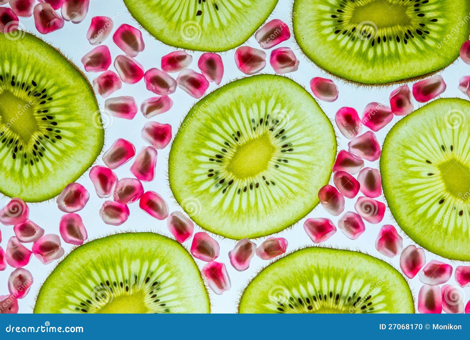 Kiwi and pomegranate stock photo. Image of colorful, kiwi 27068170
