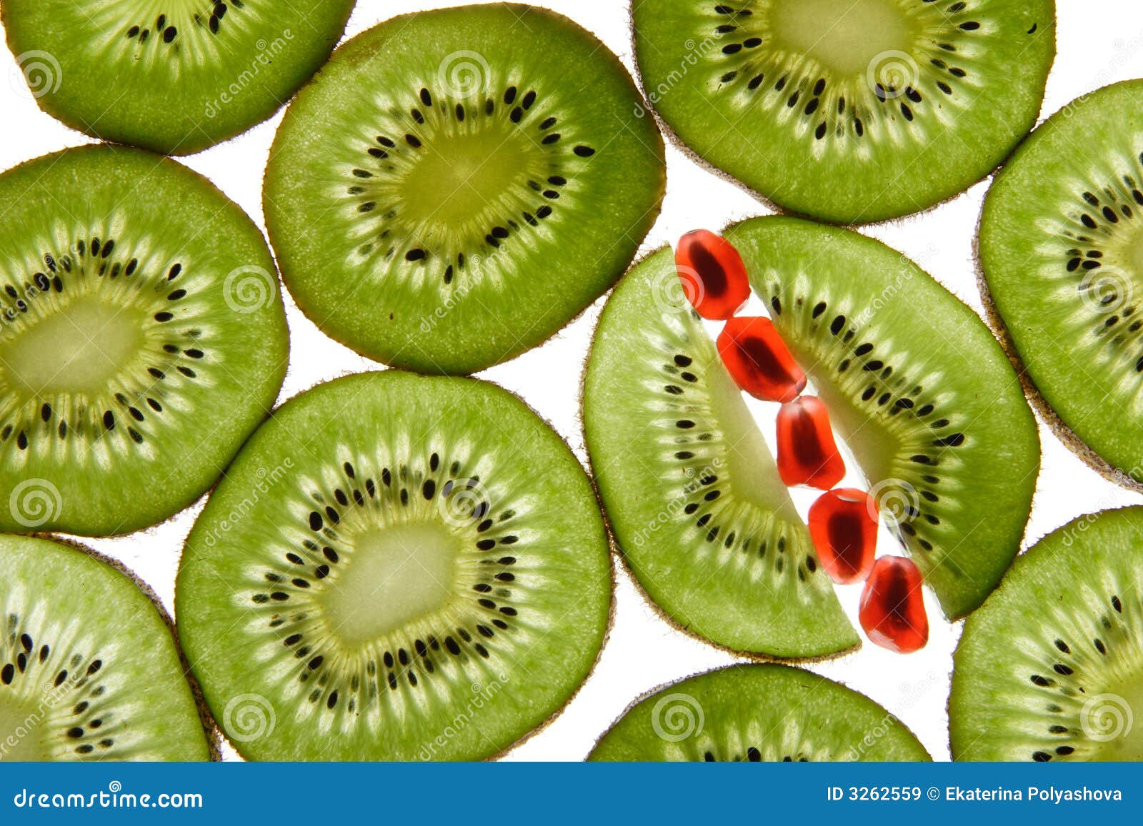 Kiwi and pomegranate stock image. Image of food, energy 3262559
