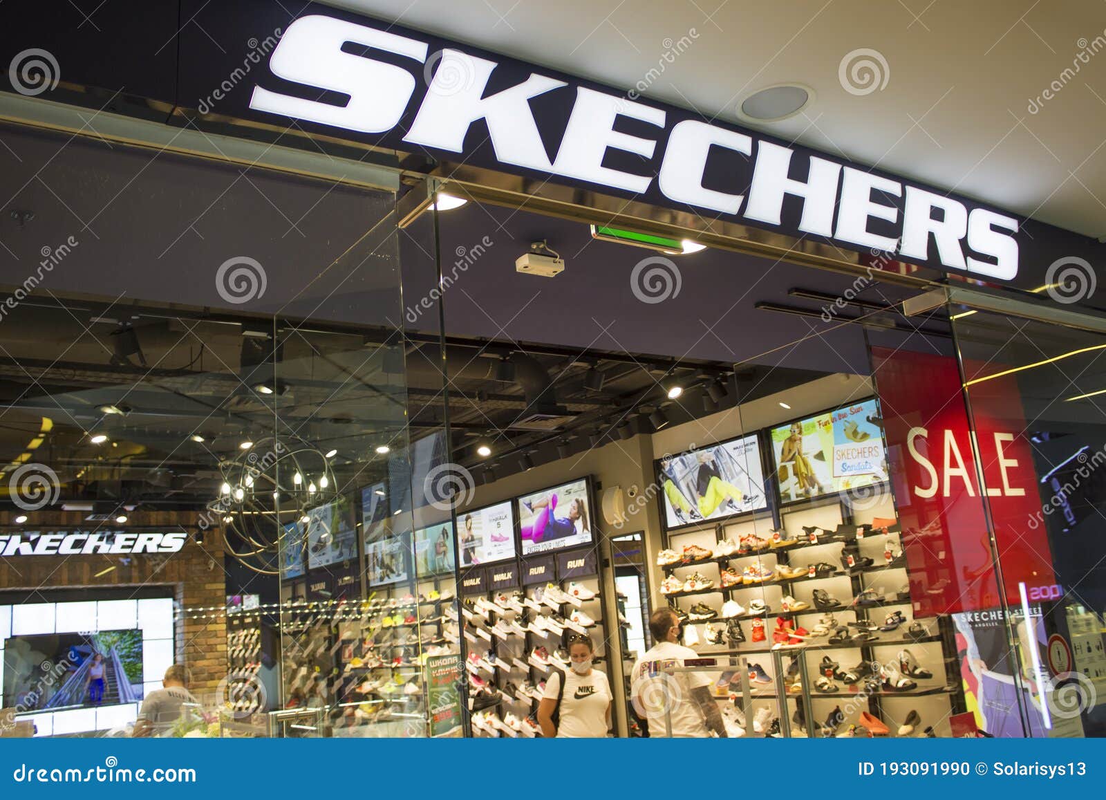 skechers in the mall